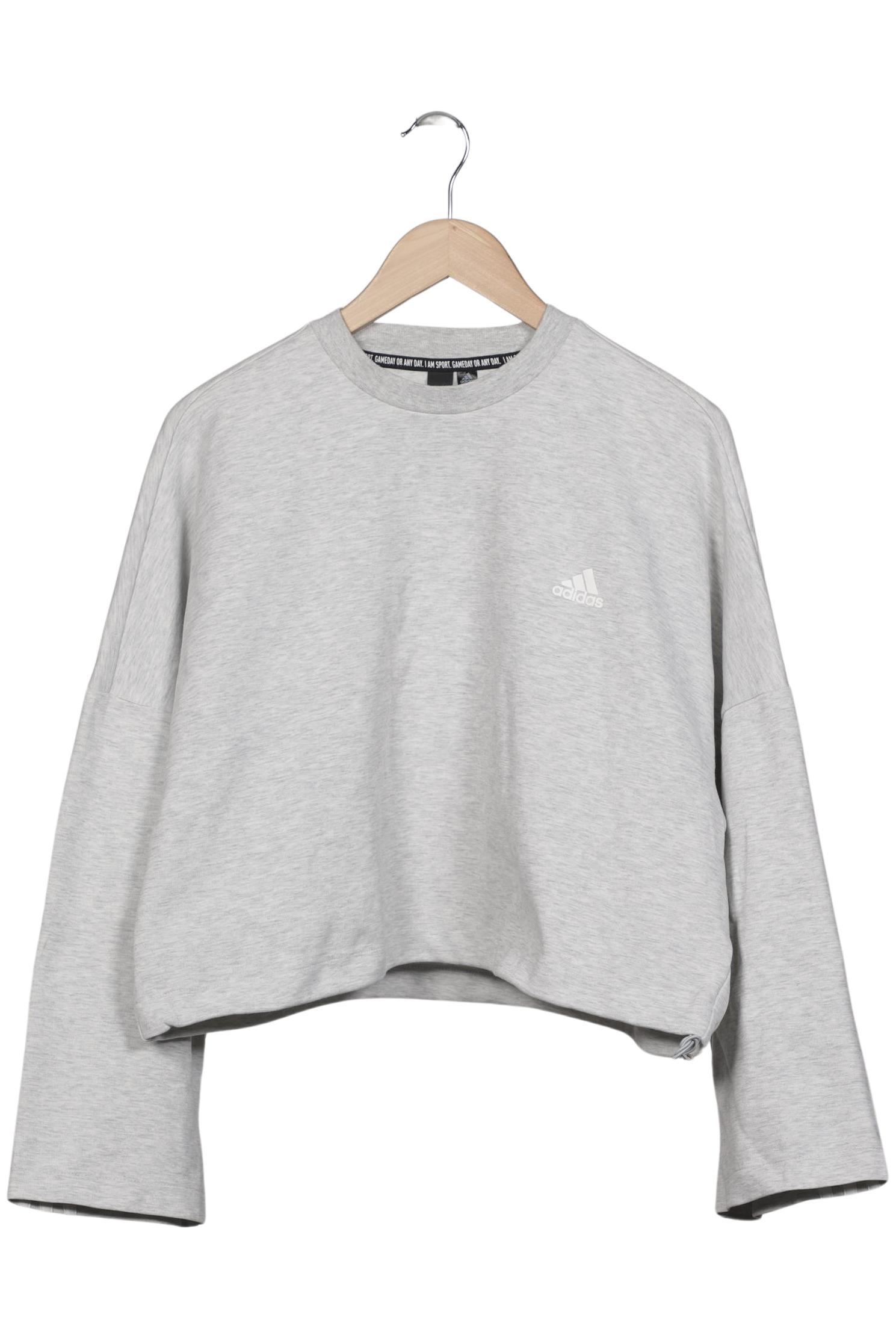 

adidas Damen Sweatshirt, grau, Gr. 44