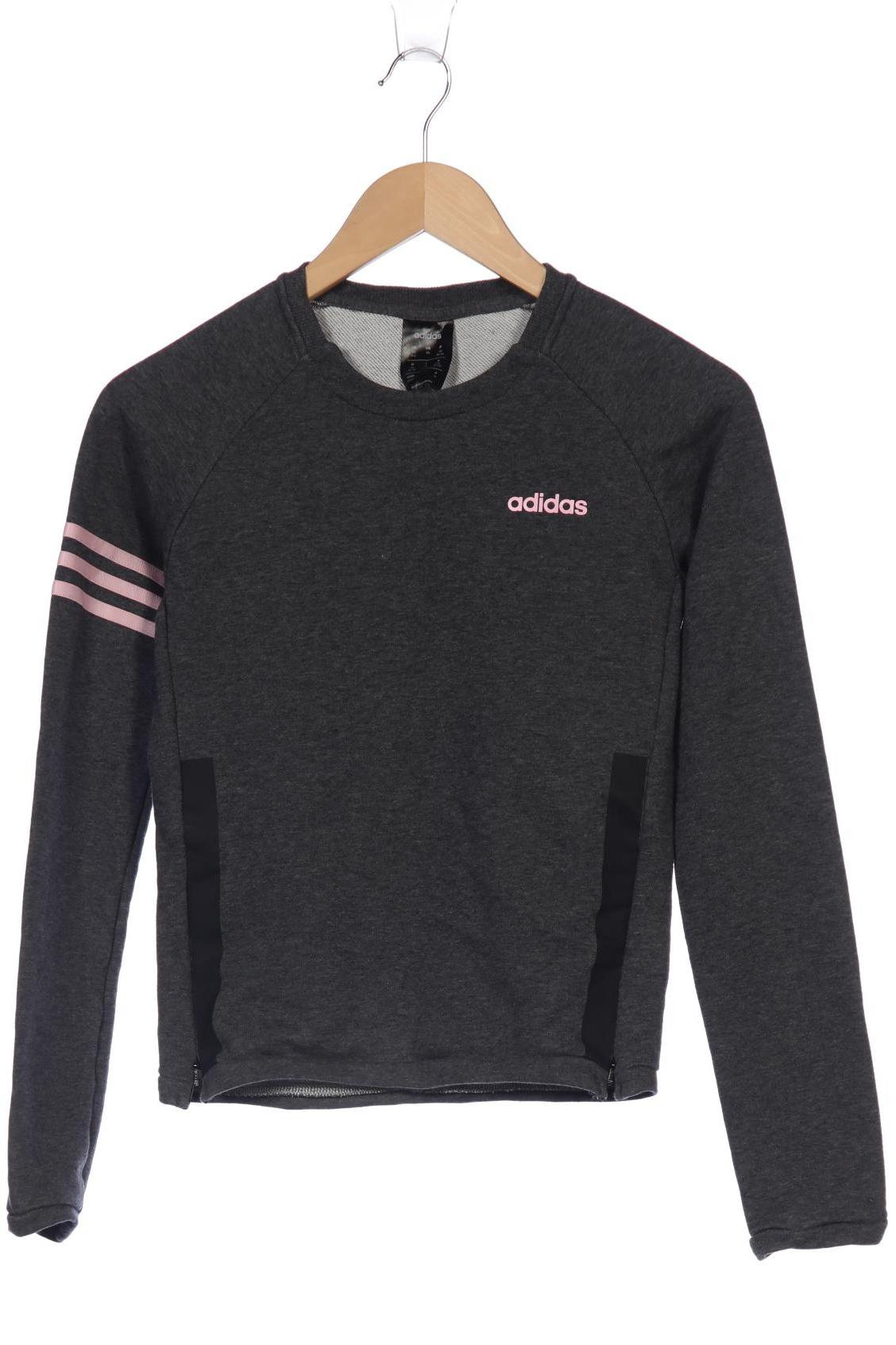 

adidas Damen Sweatshirt, grau, Gr. 34