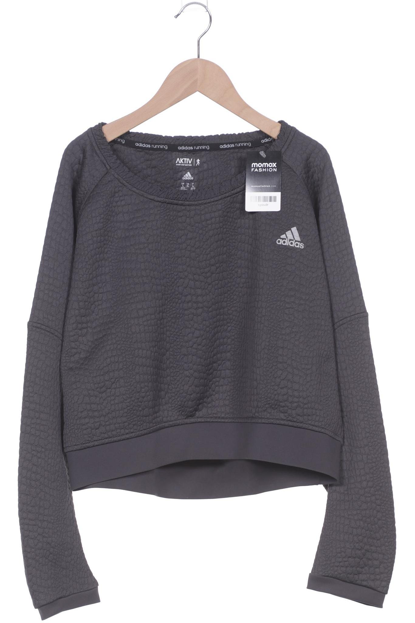 

adidas Damen Sweatshirt, grau, Gr. 44