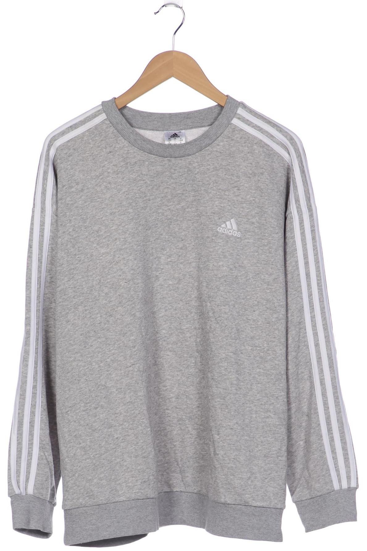 

adidas Damen Sweatshirt, grau, Gr. 42