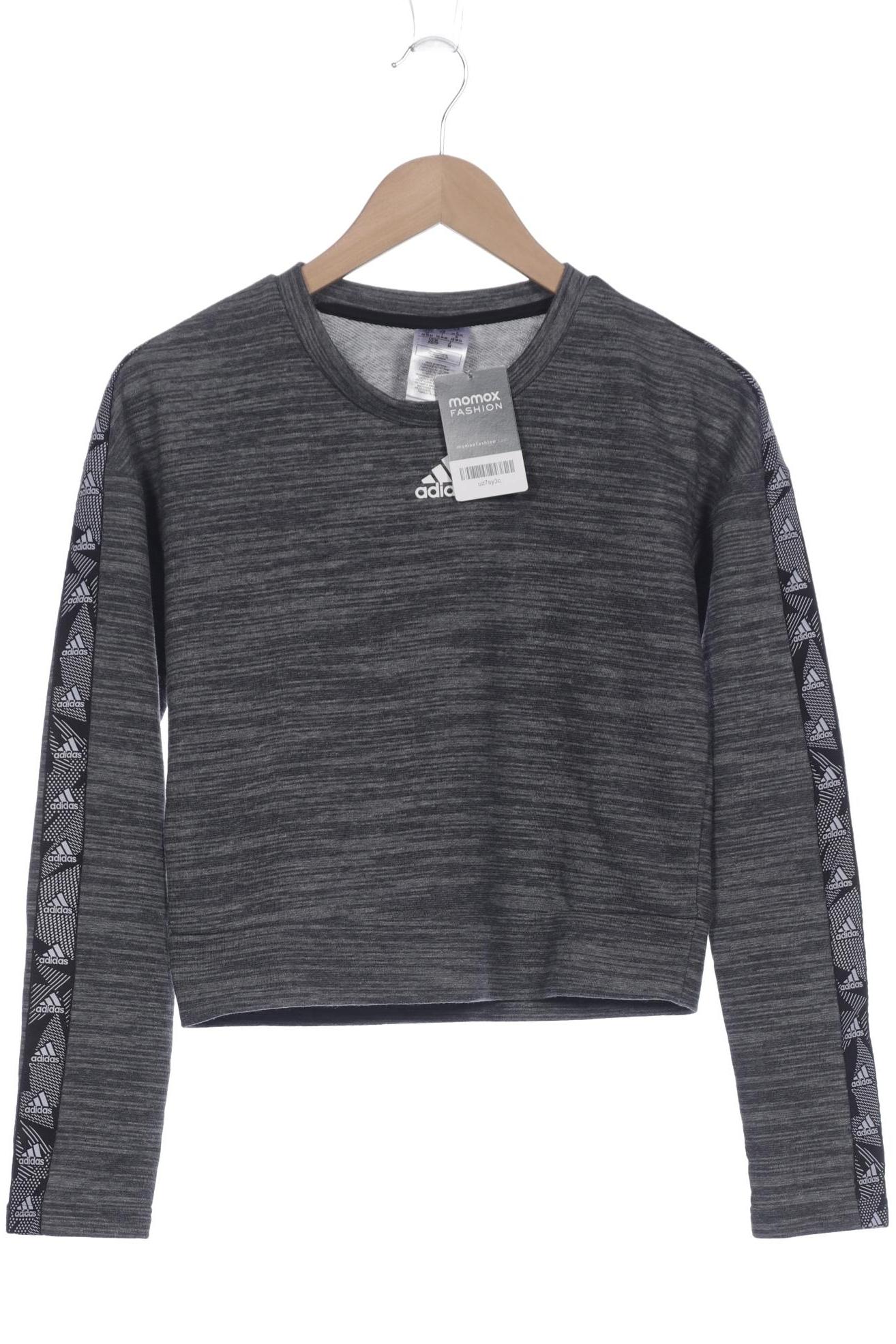 

adidas Damen Sweatshirt, grau, Gr. 34