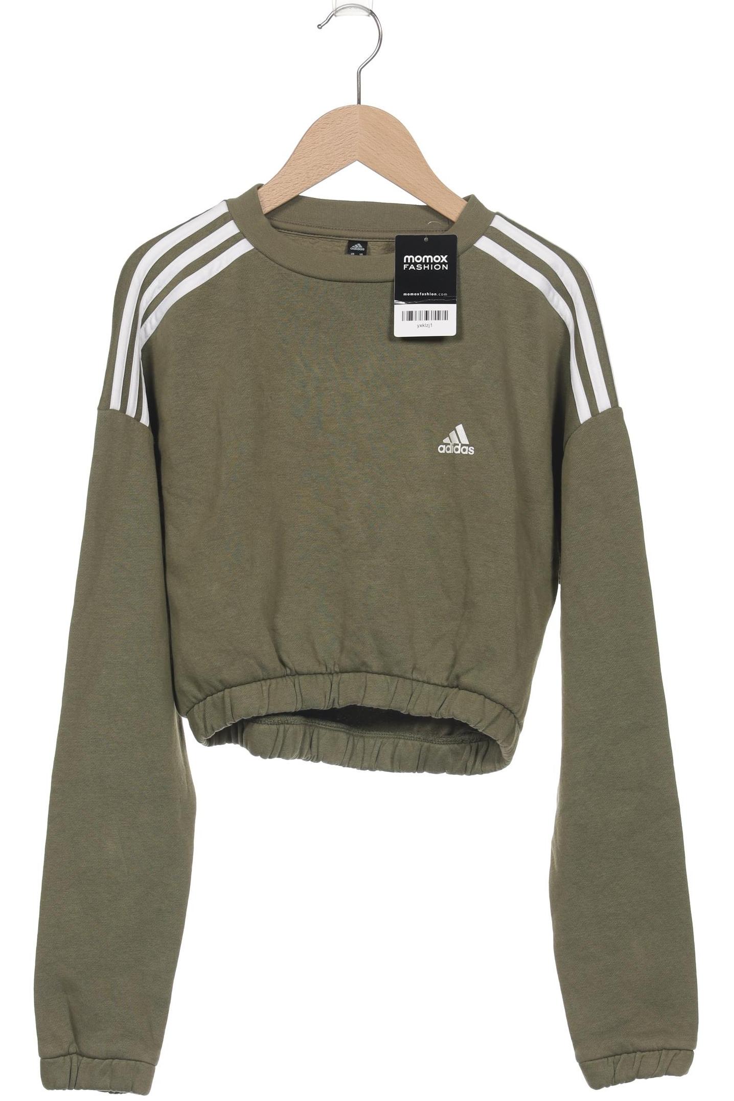 

adidas Damen Sweatshirt, grün, Gr. 34