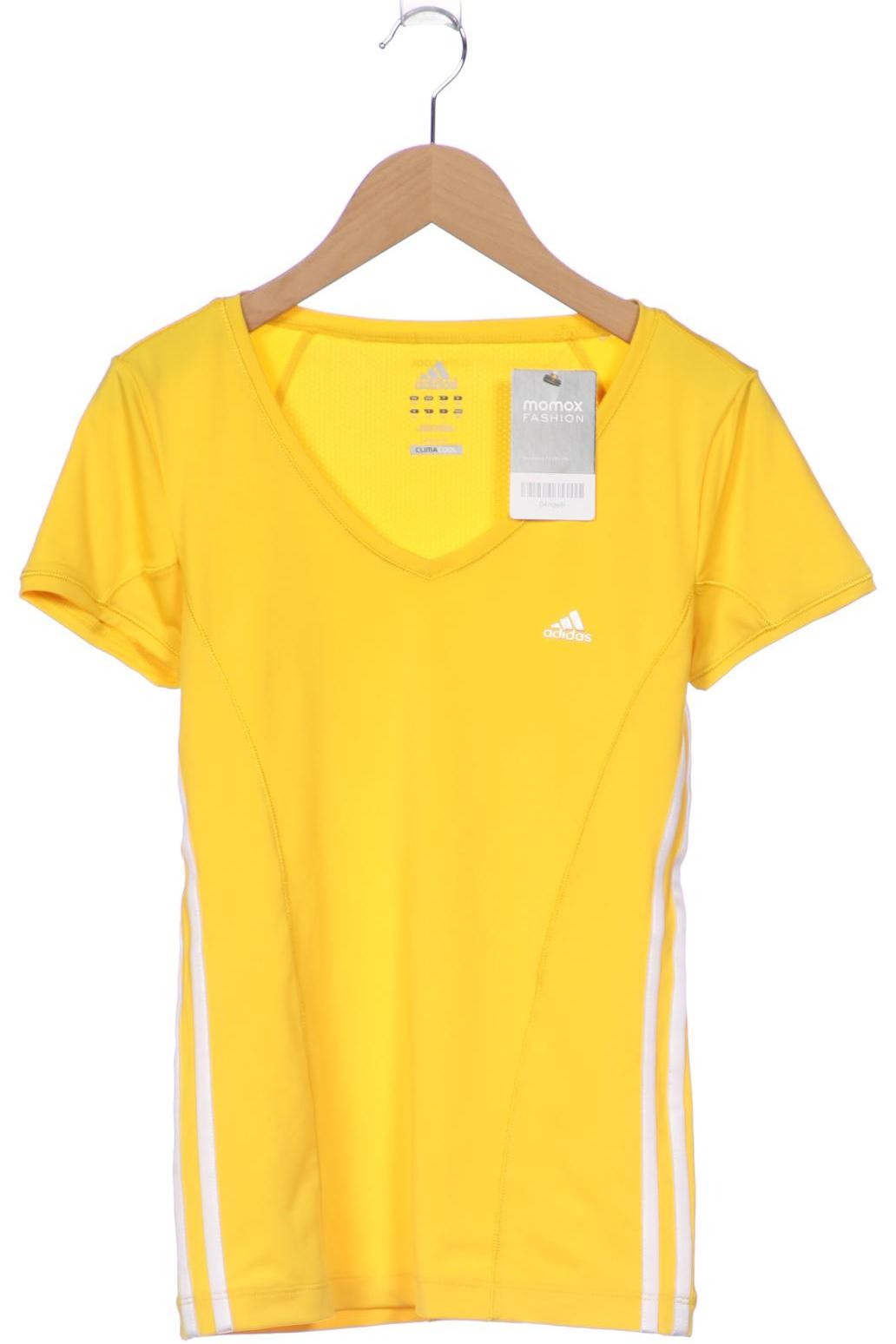

adidas Damen T-Shirt, gelb, Gr. 36