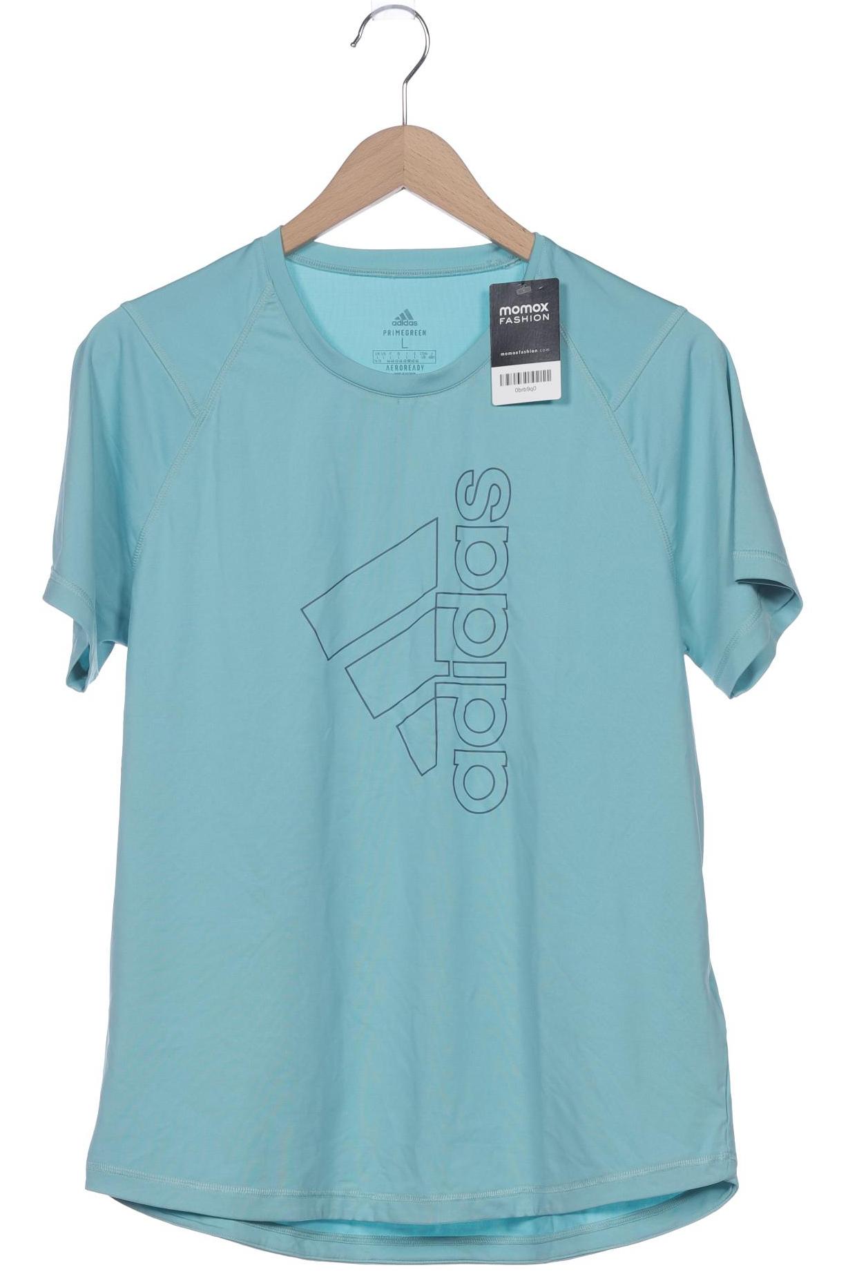 

adidas Damen T-Shirt, blau, Gr. 42