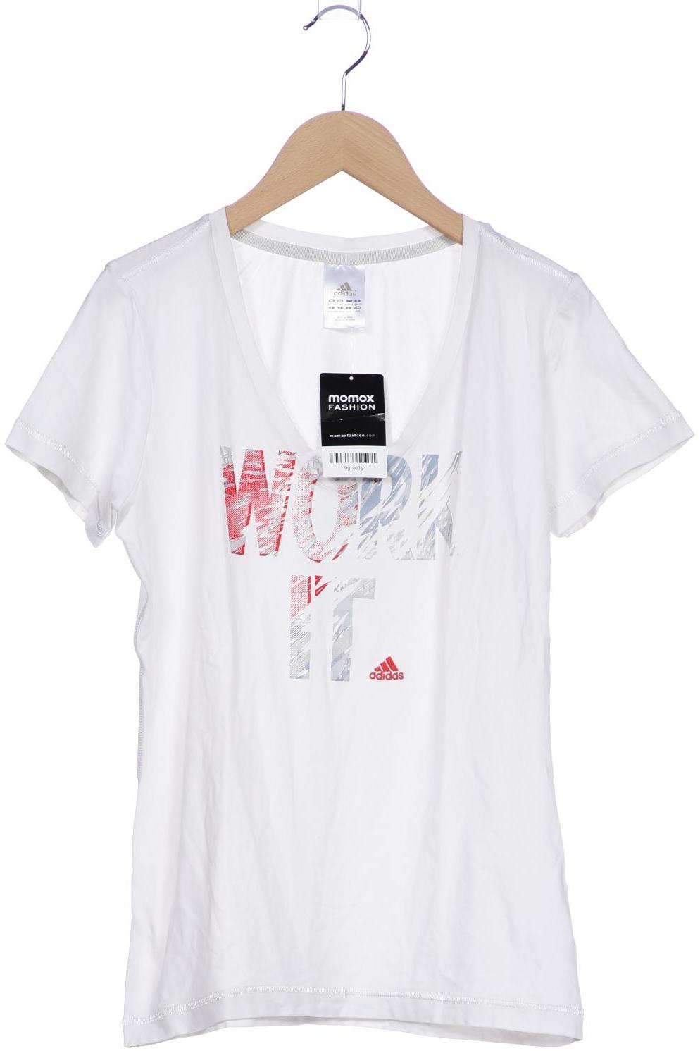 

adidas Damen T-Shirt, weiß, Gr. 38