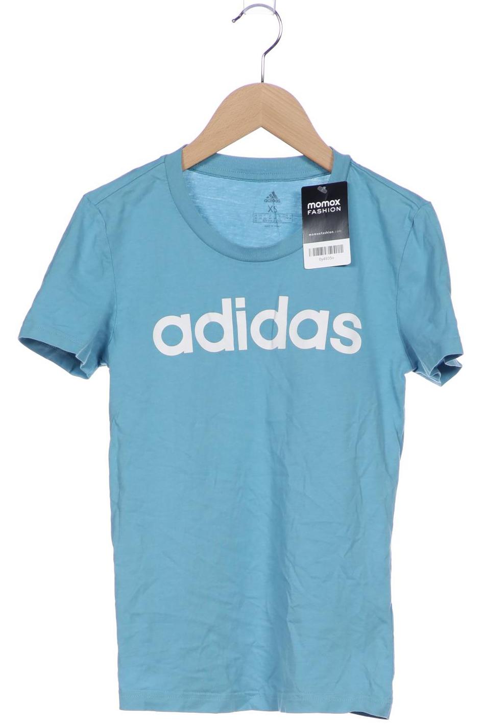 

adidas Damen T-Shirt, blau, Gr. 34