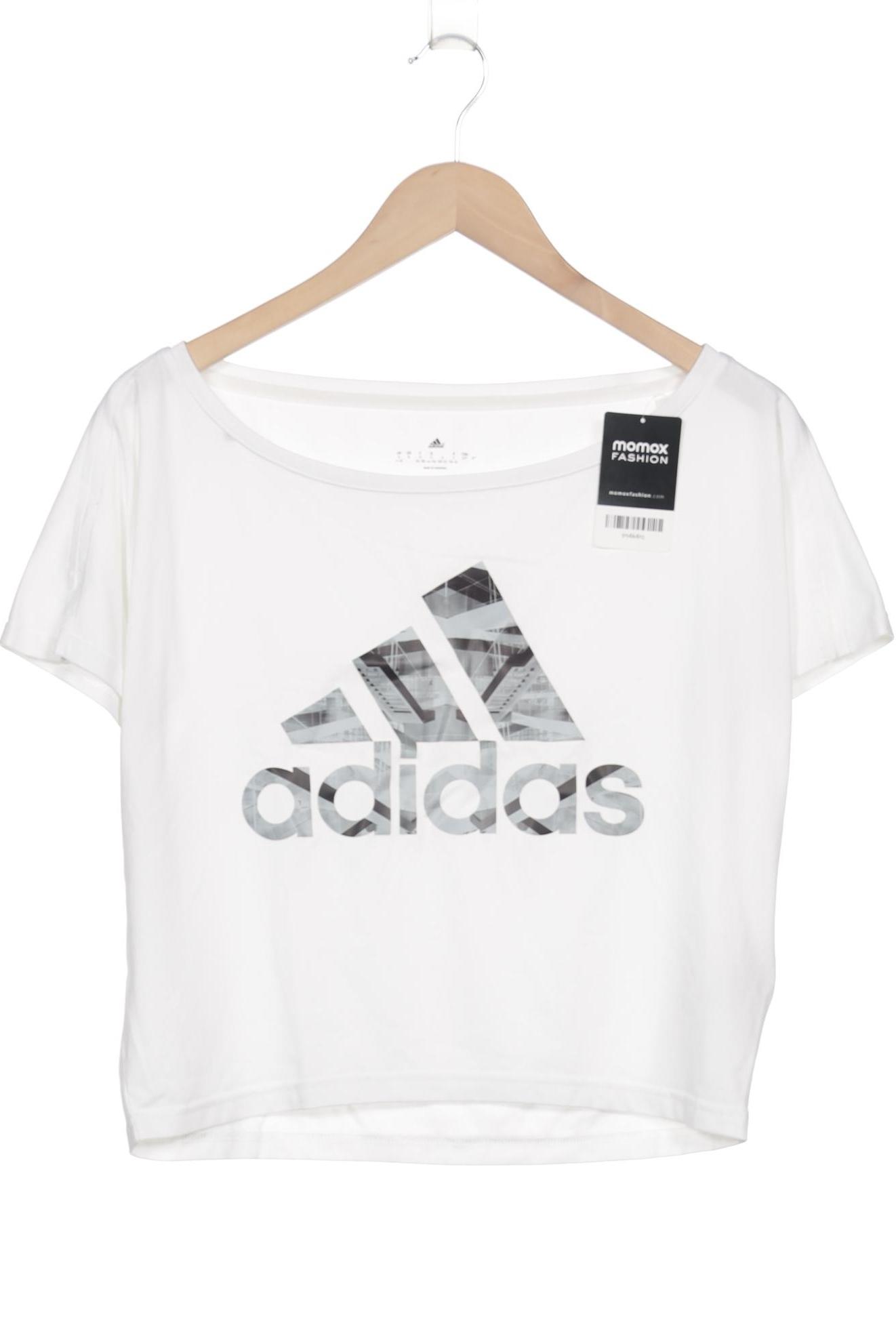 

adidas Damen T-Shirt, weiß, Gr. 36