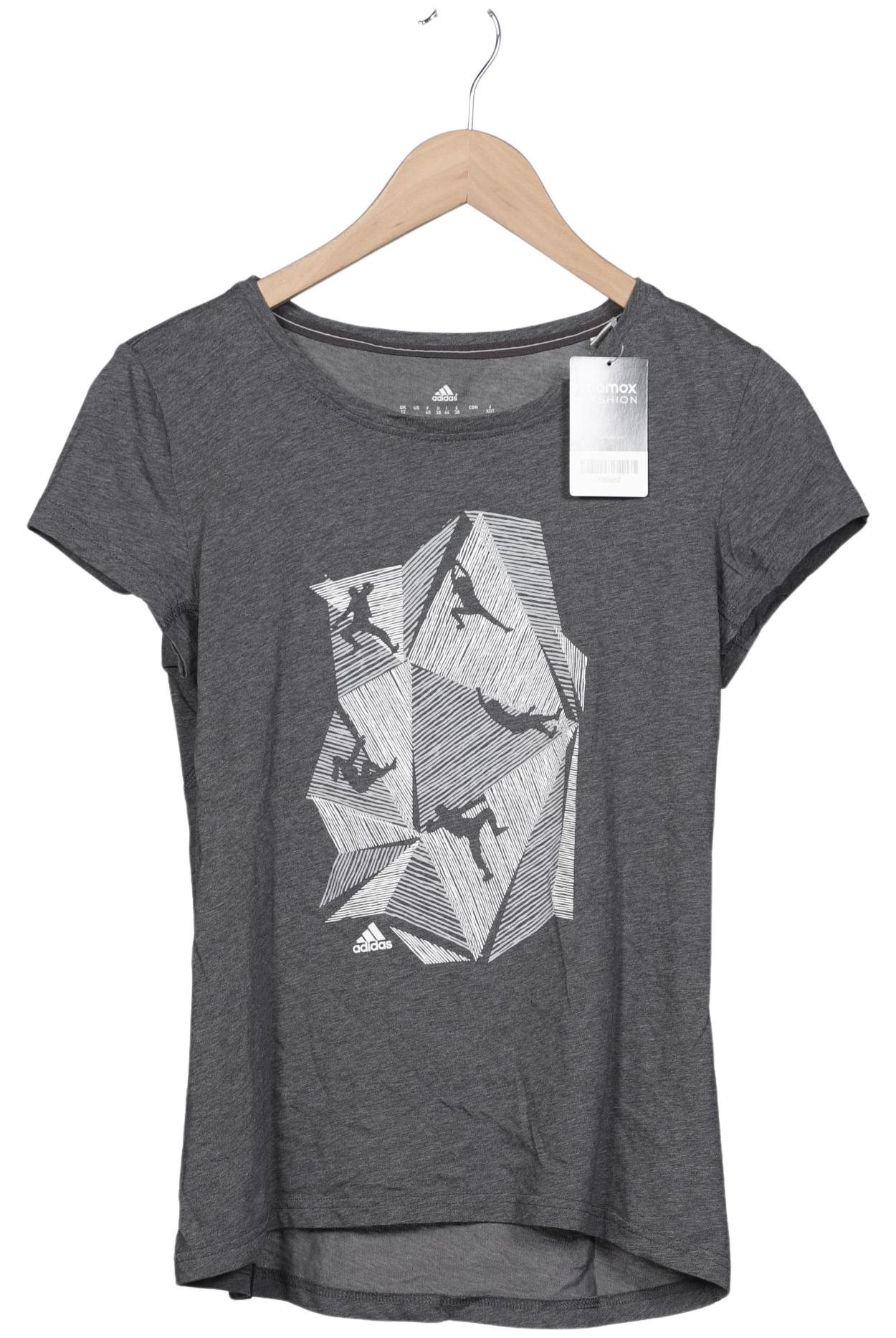 

adidas Damen T-Shirt, grau, Gr. 38