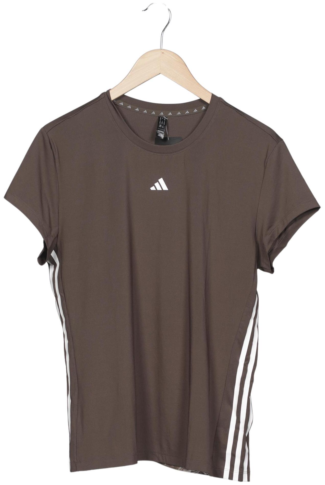 

adidas Damen T-Shirt, braun, Gr. 44