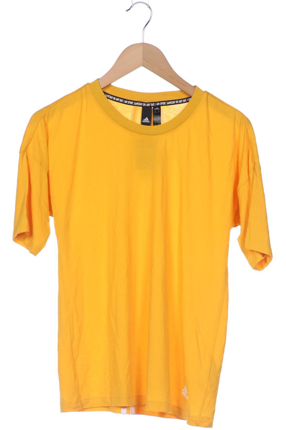 

adidas Damen T-Shirt, gelb, Gr. 36