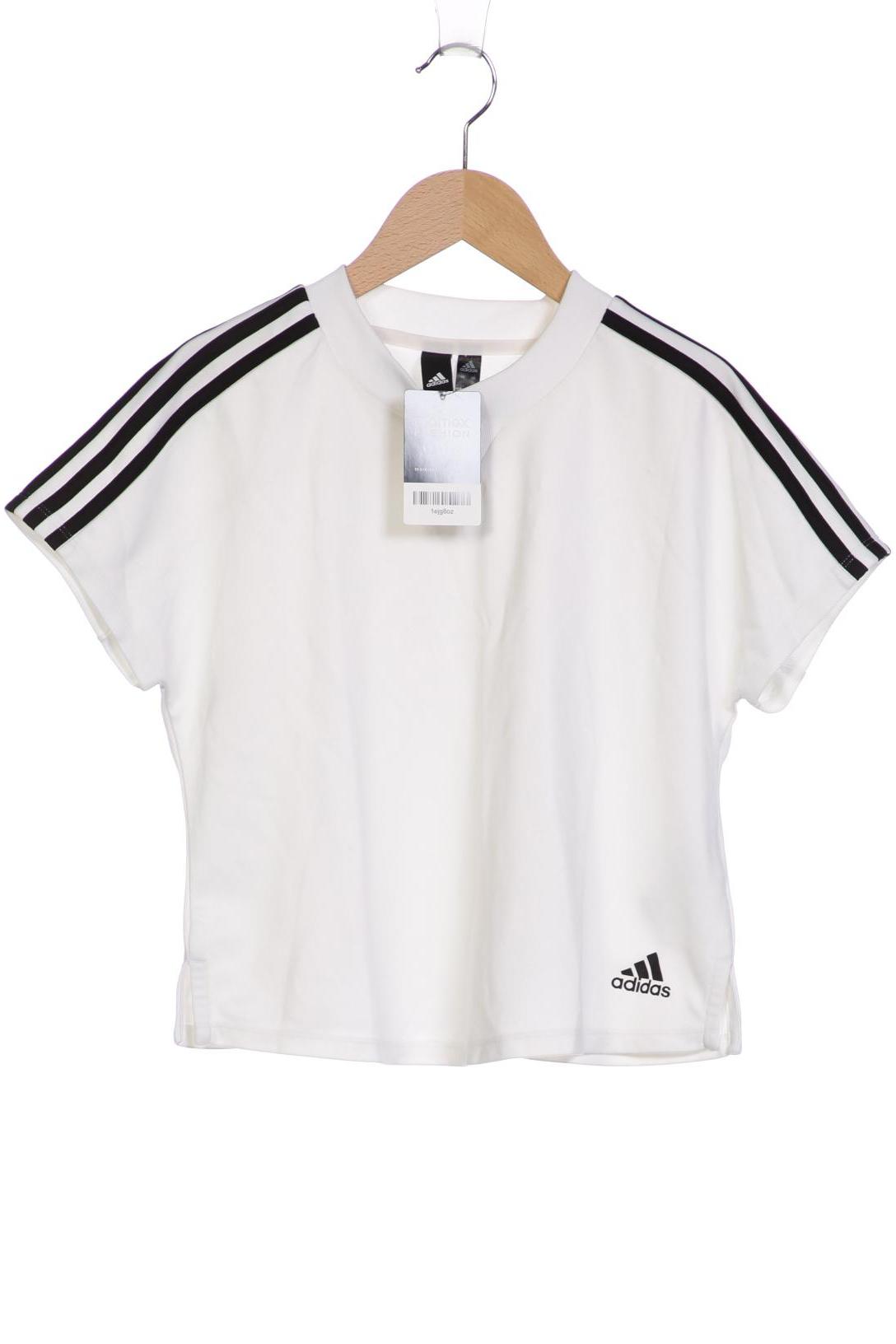

adidas Damen T-Shirt, weiß, Gr. 34