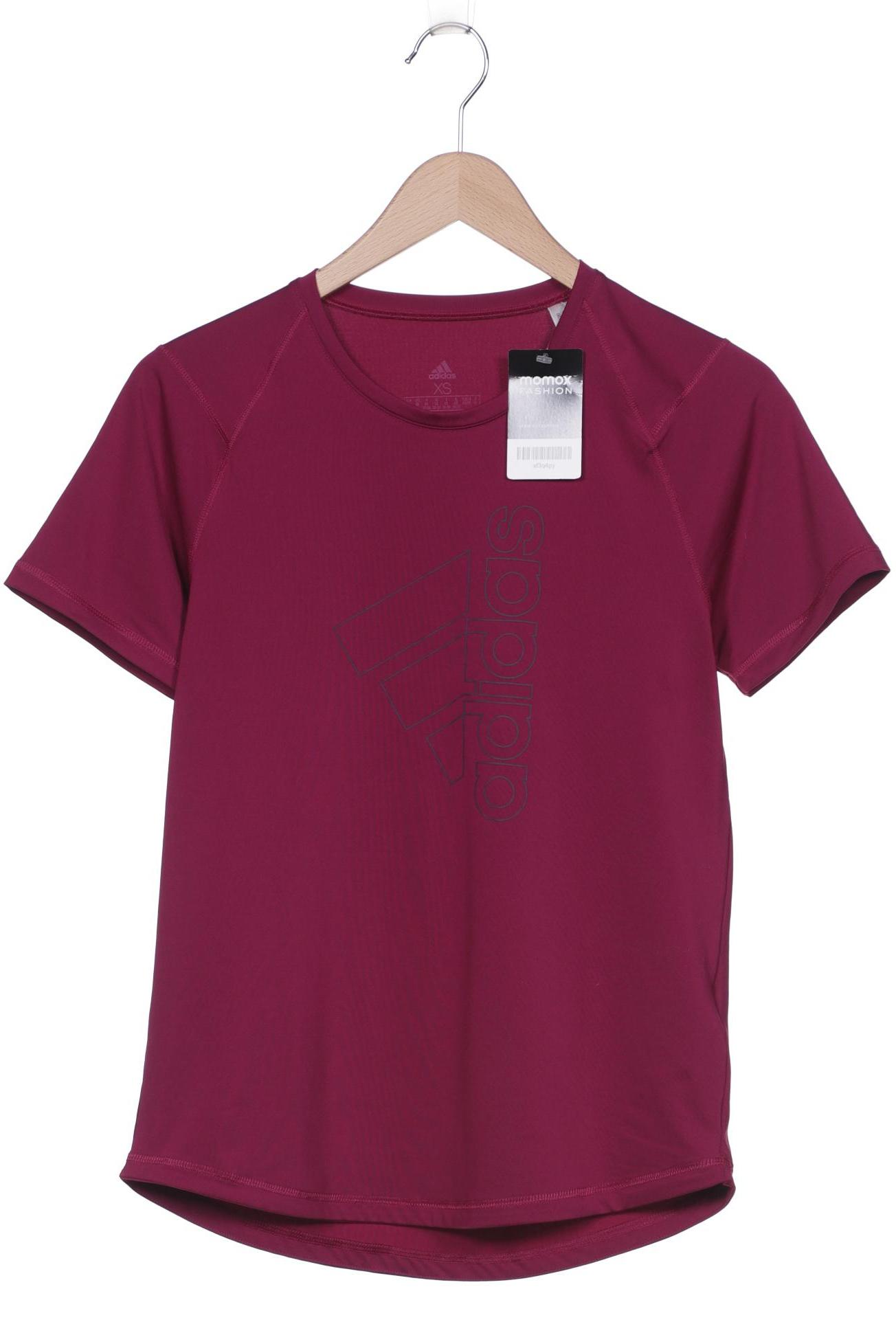 

adidas Damen T-Shirt, bordeaux, Gr. 34