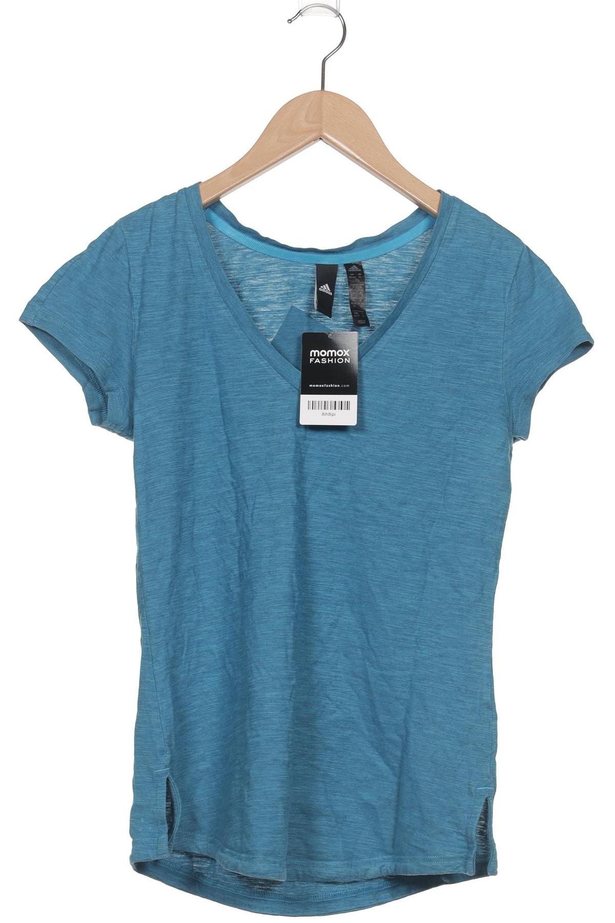 

adidas Damen T-Shirt, blau, Gr. 34