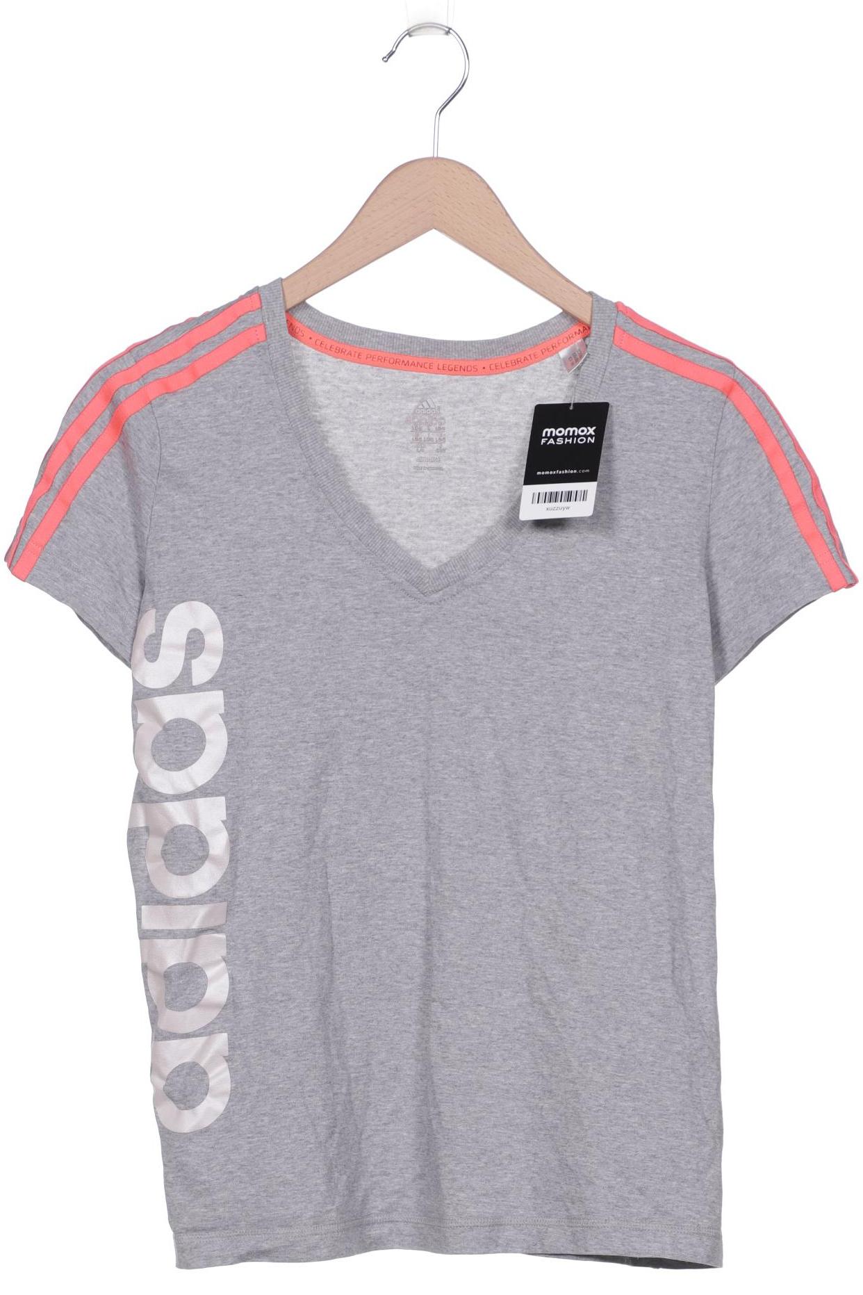 

adidas Damen T-Shirt, grau, Gr. 42