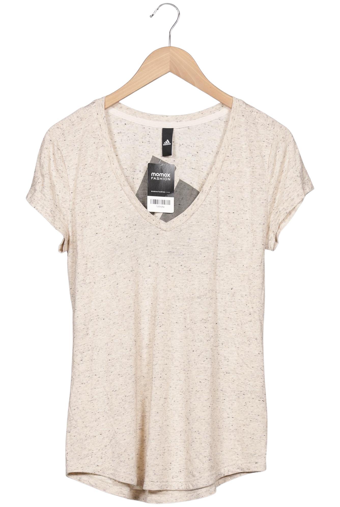 

adidas Damen T-Shirt, beige, Gr. 38