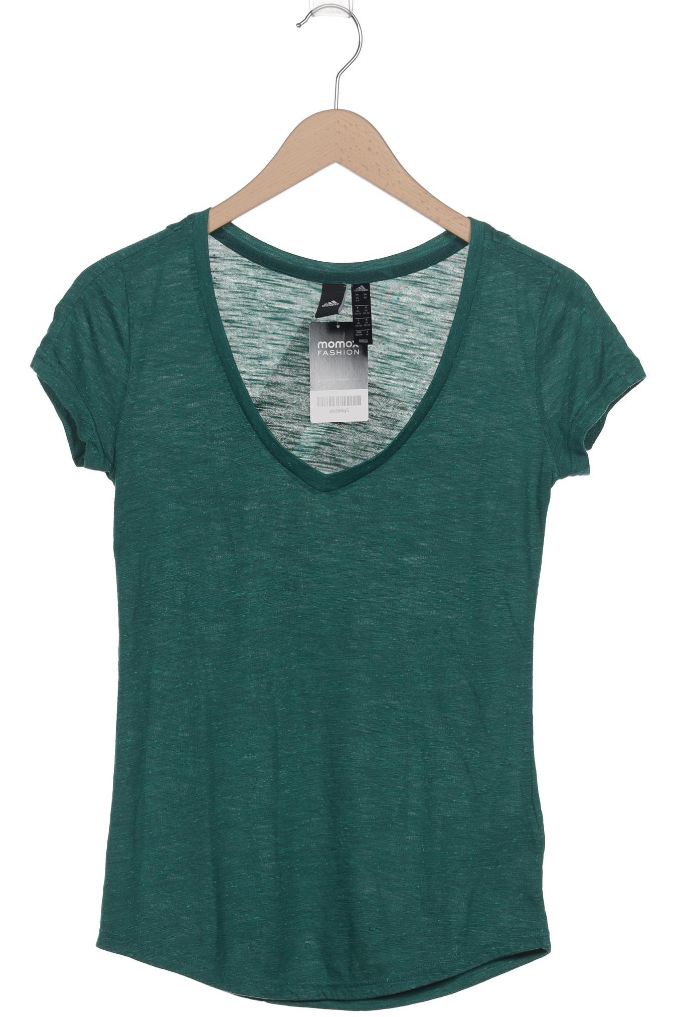 

adidas Damen T-Shirt, grün, Gr. 34