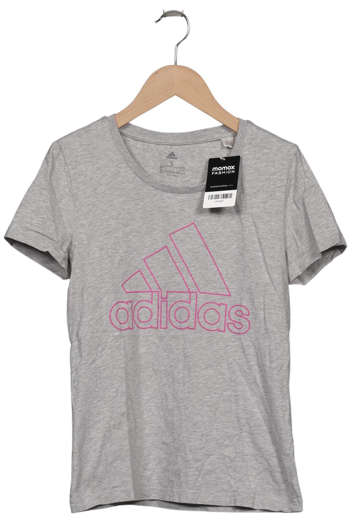 

adidas Damen T-Shirt, grau, Gr. 36