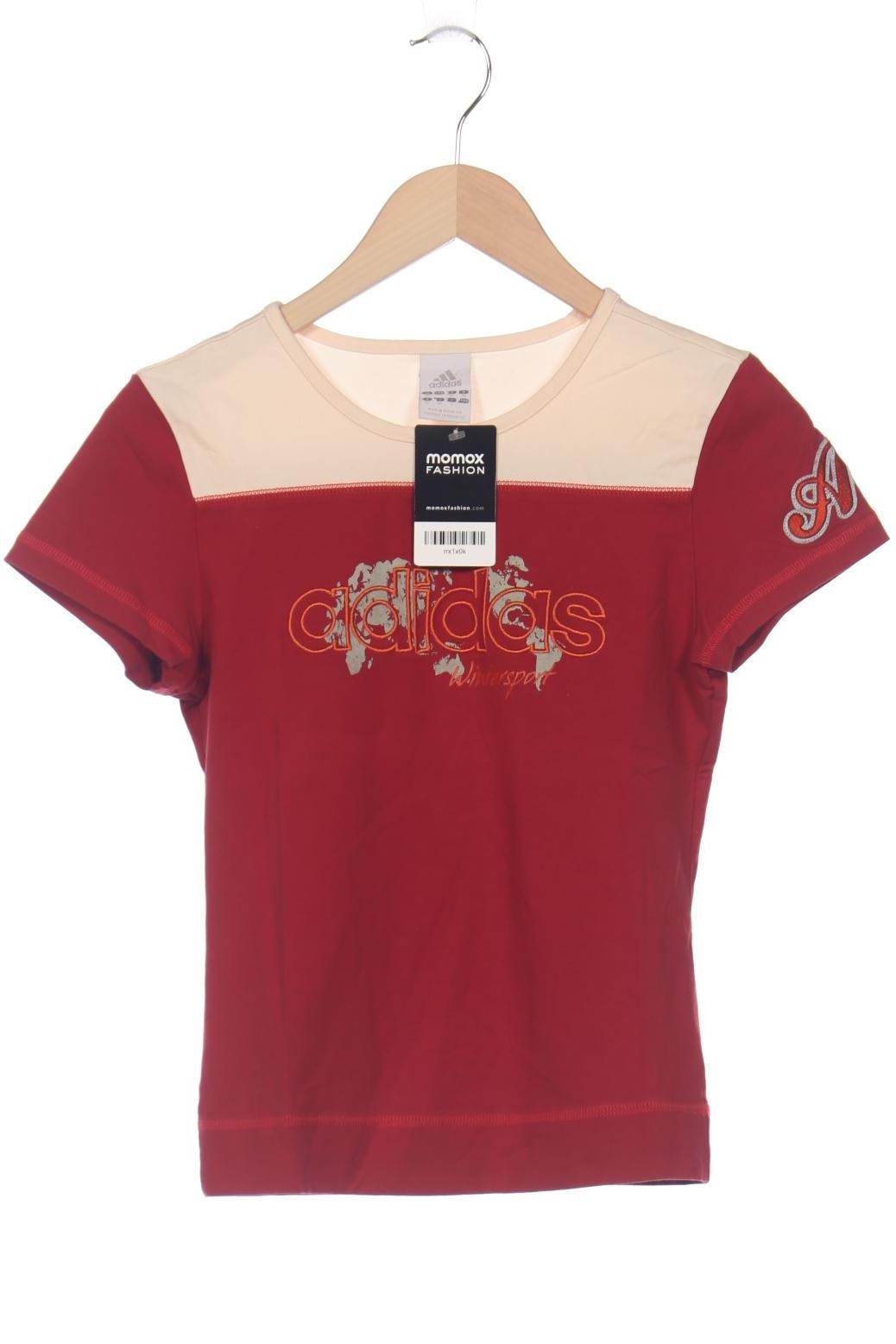 

adidas Damen T-Shirt, bordeaux, Gr. 38