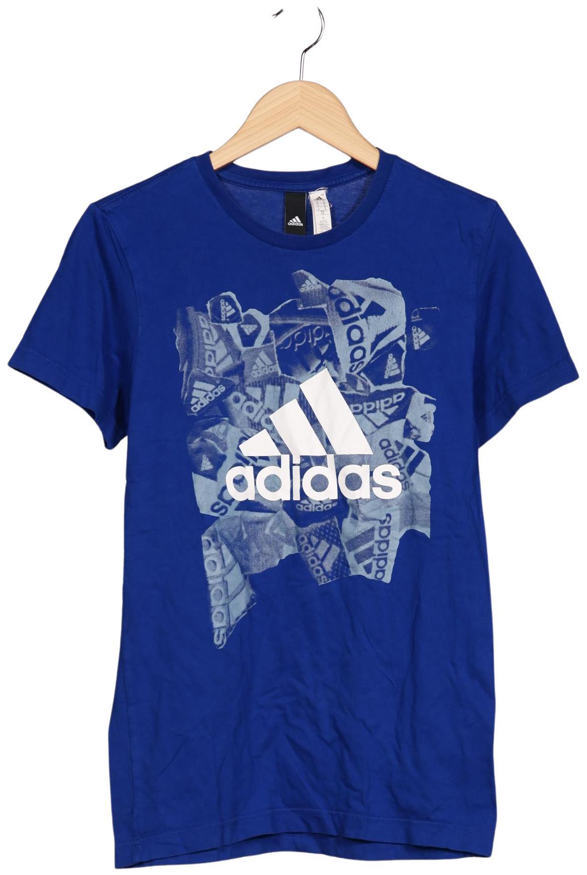 

adidas Damen T-Shirt, blau, Gr. 36