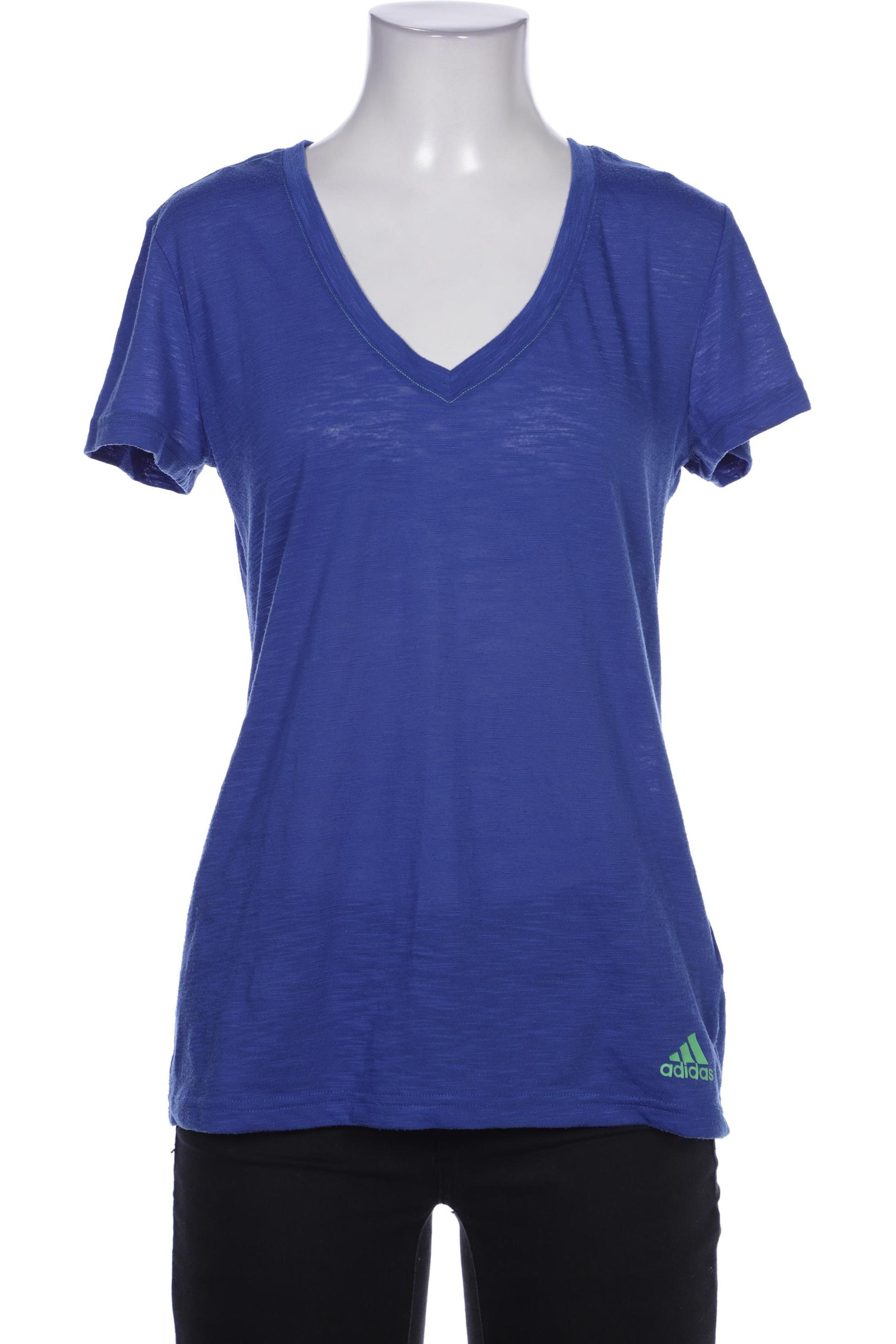 

adidas Damen T-Shirt, blau, Gr. 36