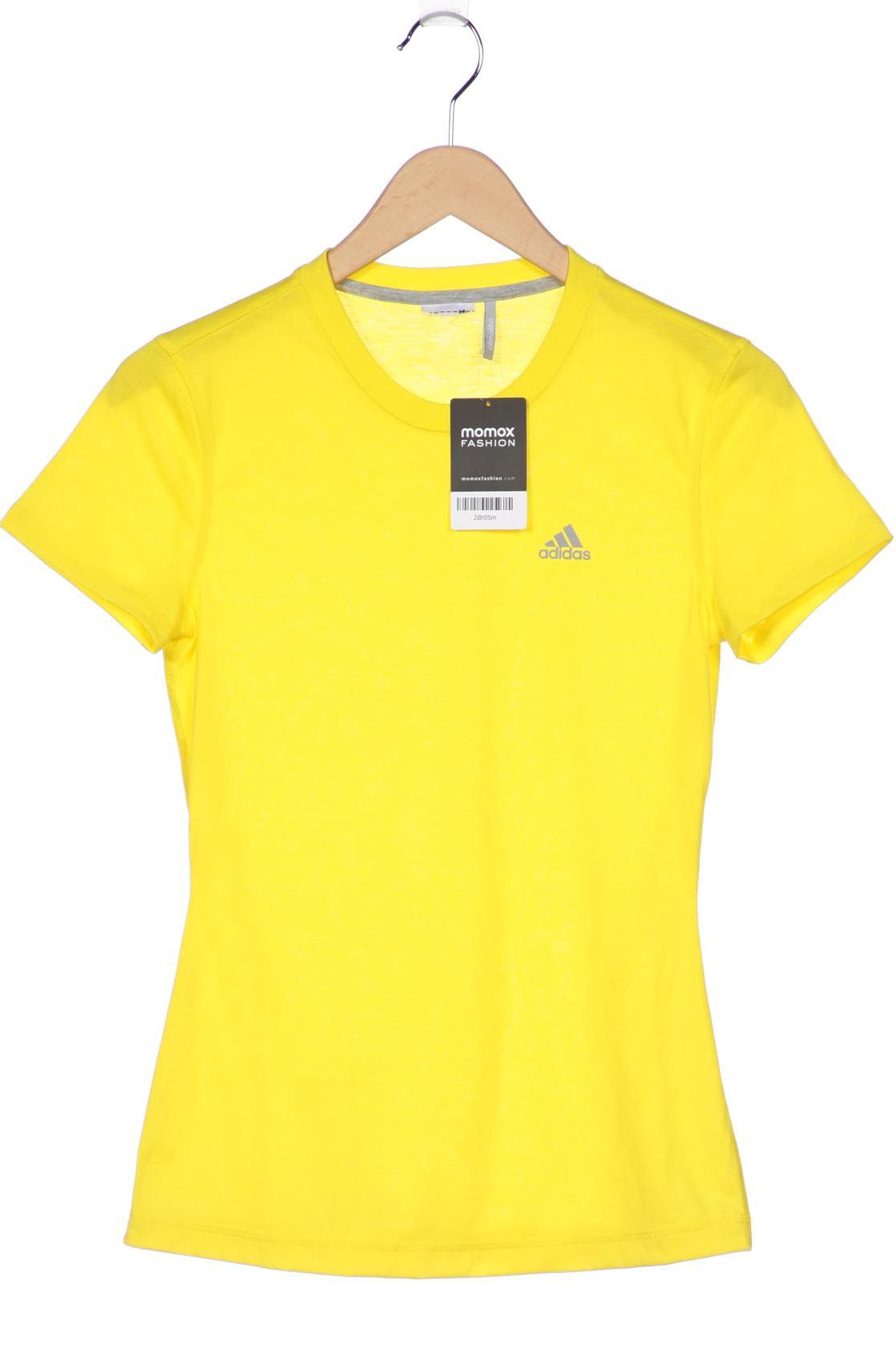 

adidas Damen T-Shirt, gelb, Gr. 34