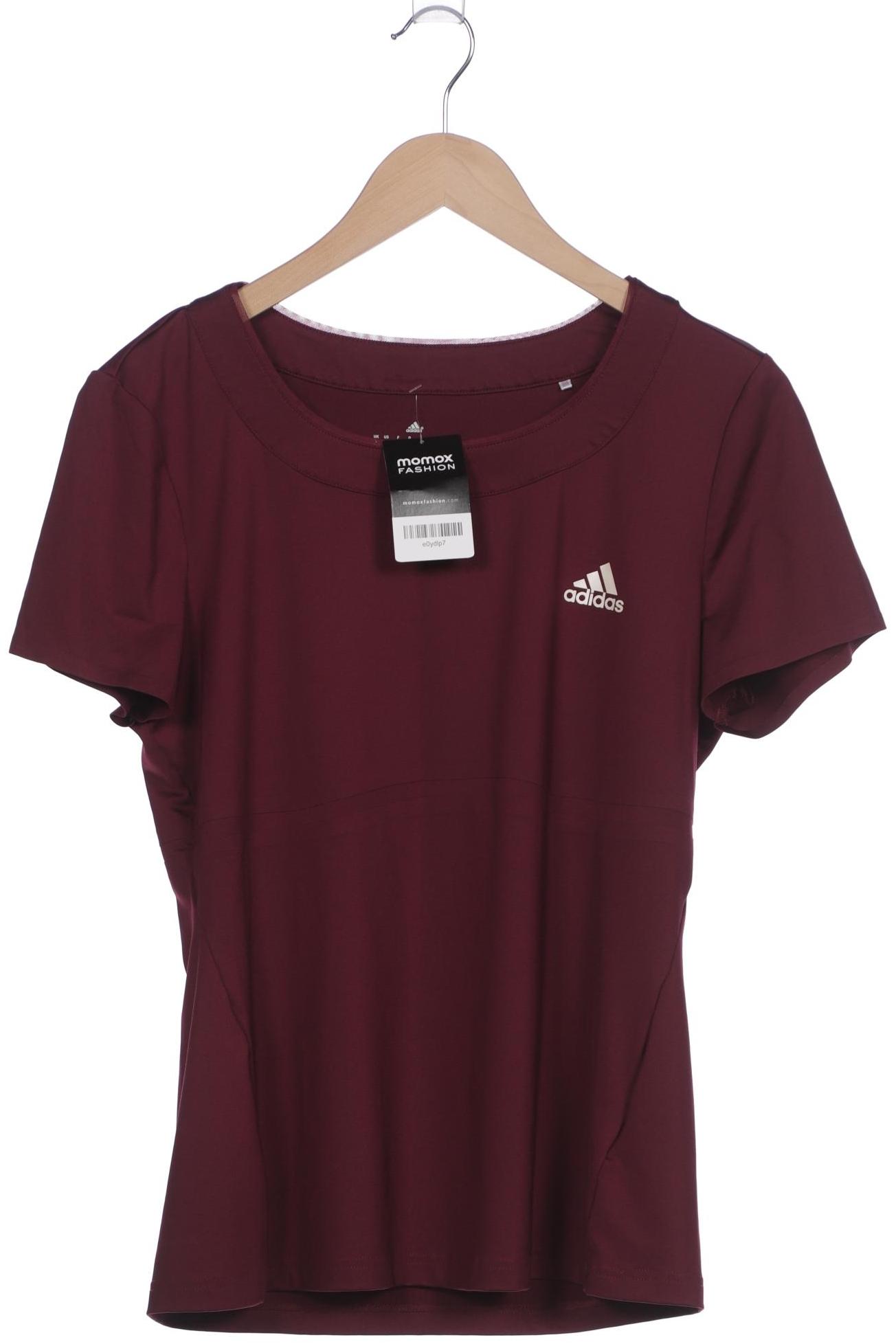 

adidas Damen T-Shirt, bordeaux, Gr. 42