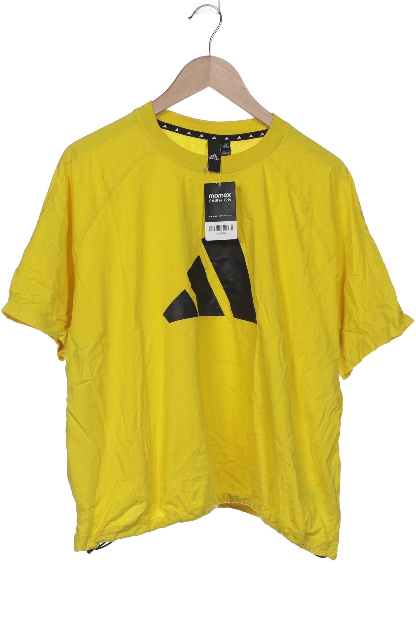 

adidas Damen T-Shirt, gelb, Gr. 42