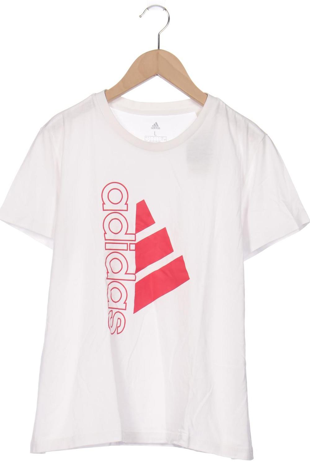 

adidas Damen T-Shirt, weiß