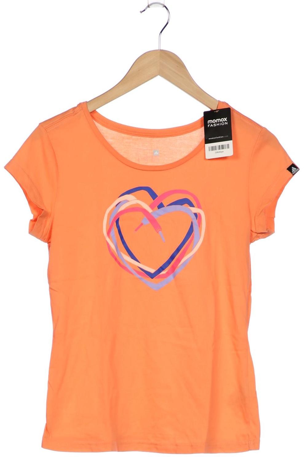 

adidas Damen T-Shirt, orange, Gr. 36