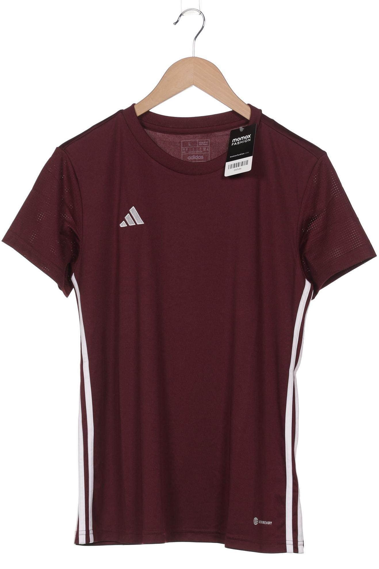 

adidas Damen T-Shirt, bordeaux, Gr. 42
