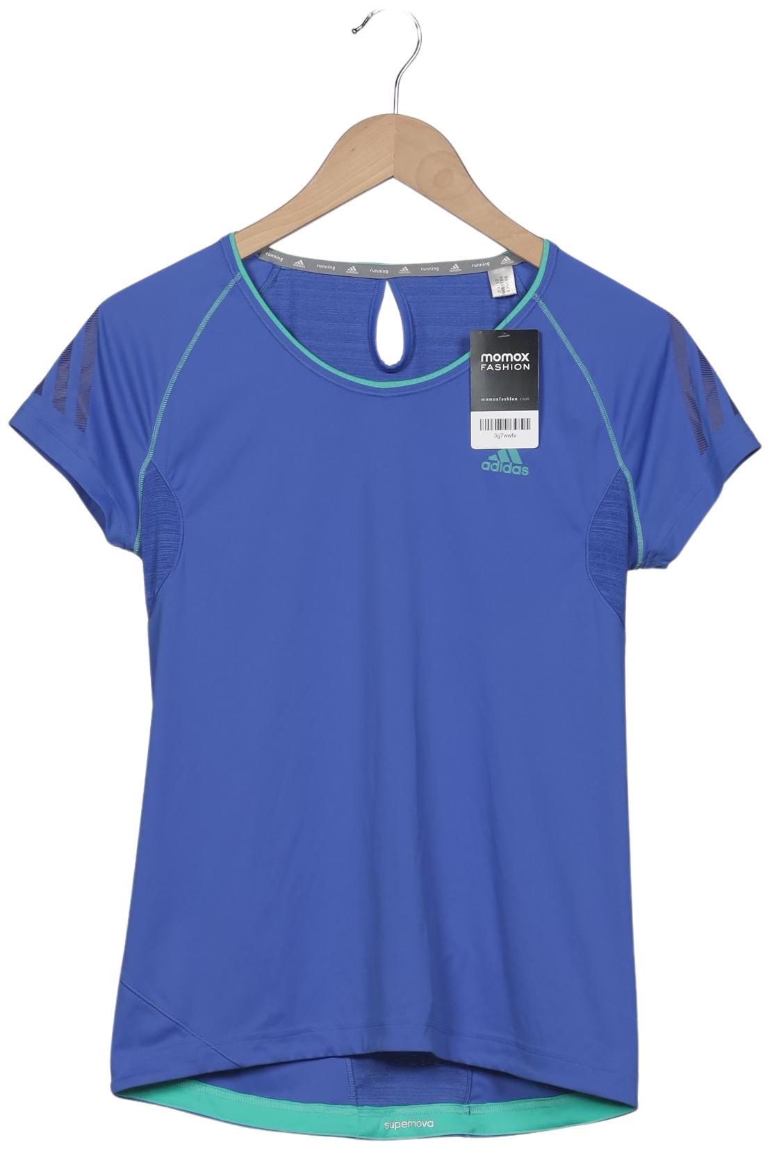 

adidas Damen T-Shirt, blau, Gr. 36