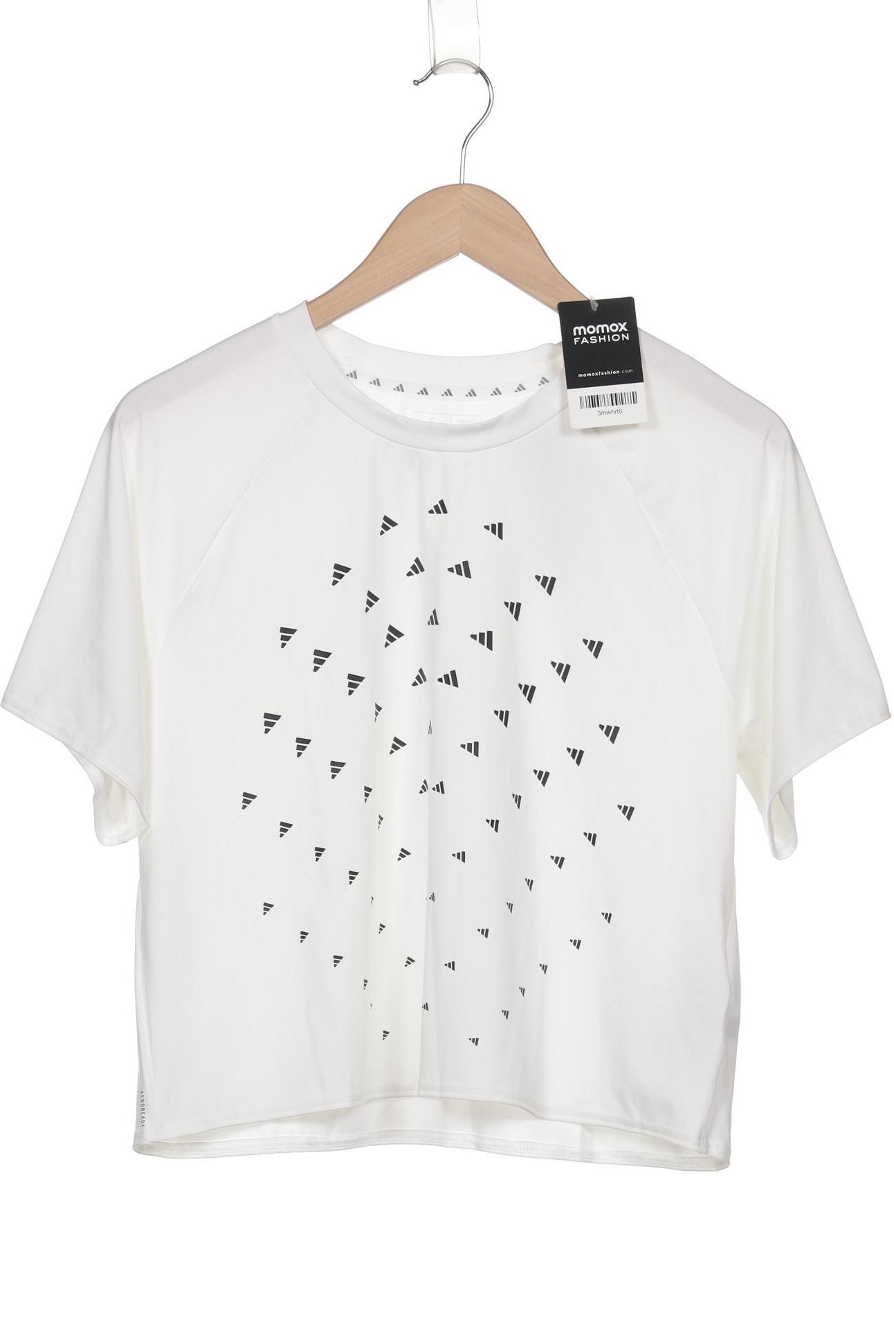 

adidas Damen T-Shirt, weiß, Gr. 36