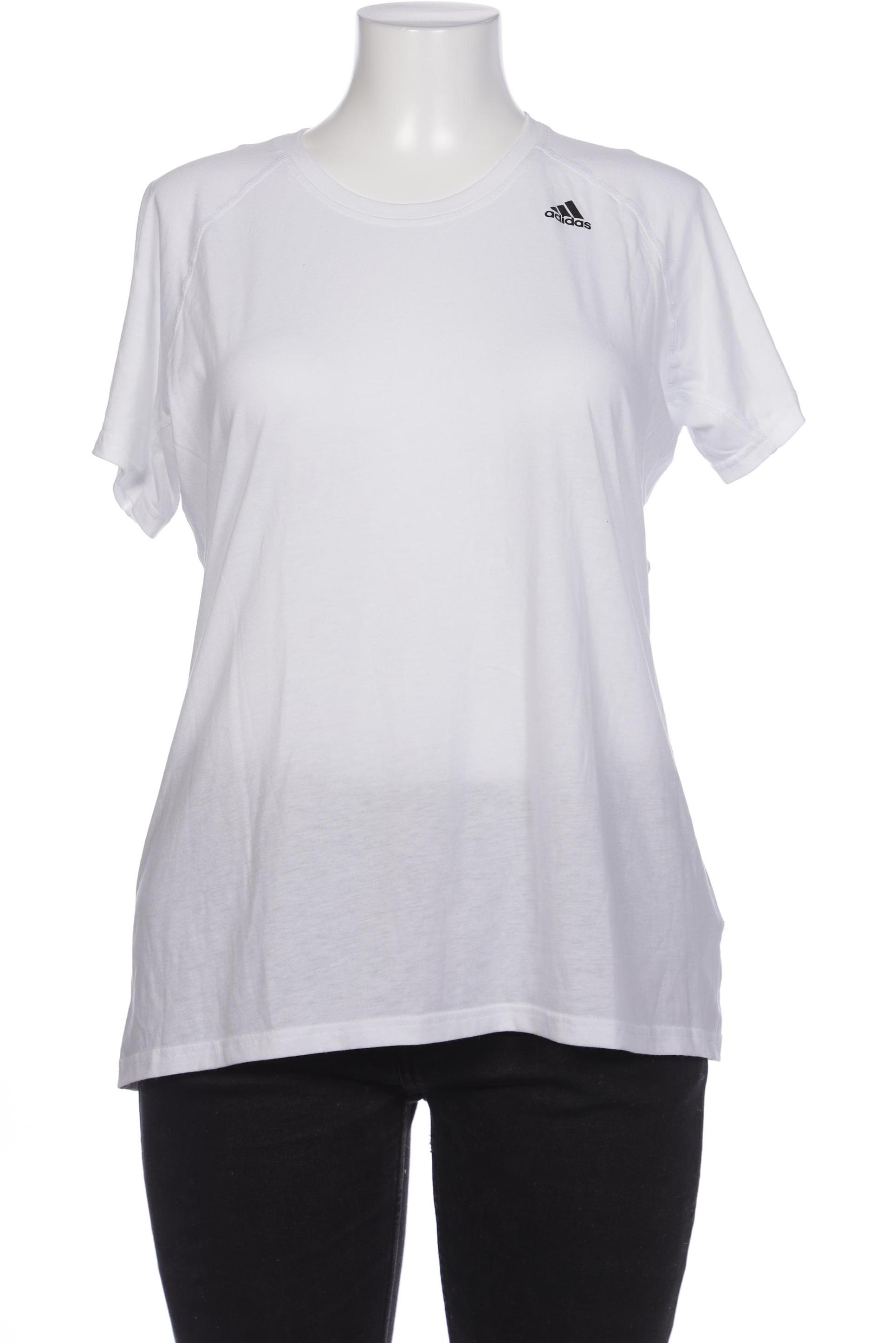 

adidas Damen T-Shirt, weiß, Gr. 44