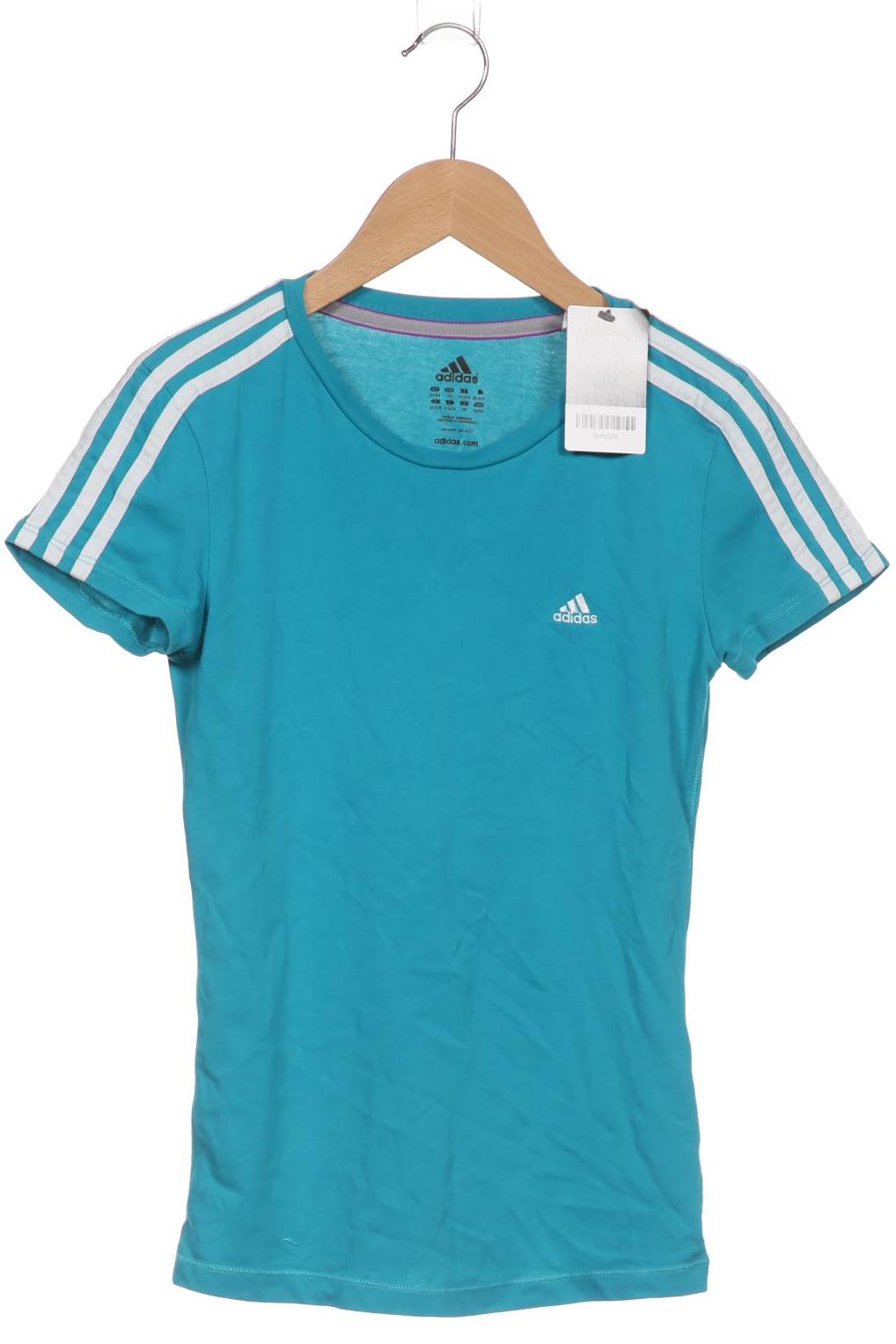 

adidas Damen T-Shirt, blau, Gr. 34