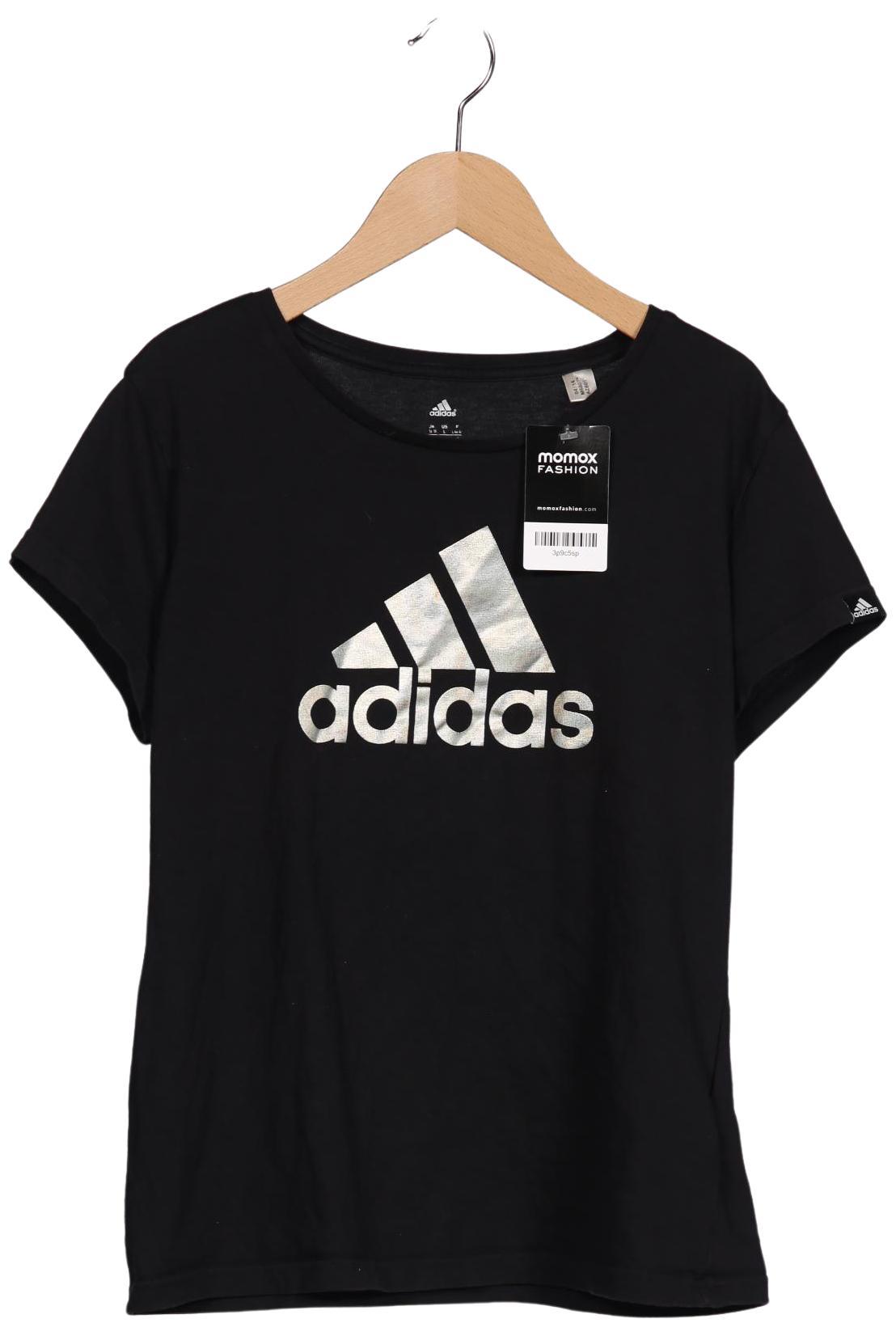 

adidas Damen T-Shirt, schwarz, Gr. 42