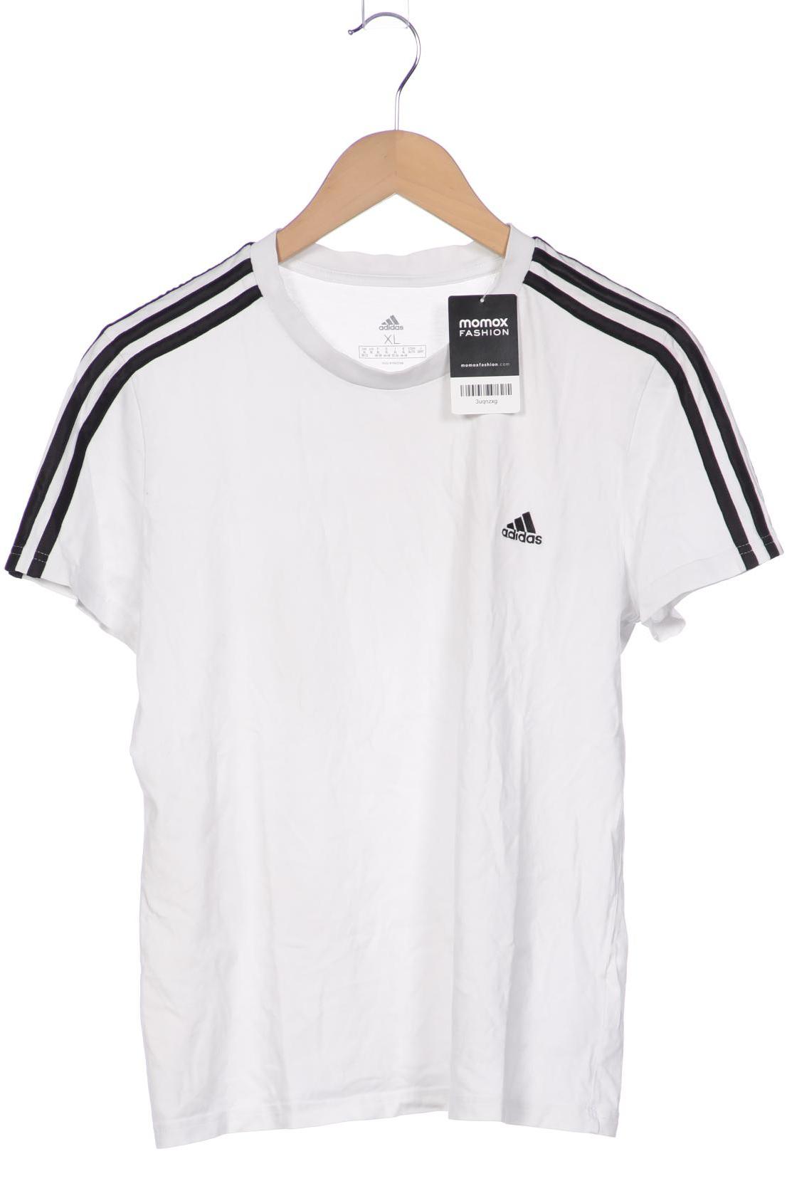 

adidas Damen T-Shirt, weiß