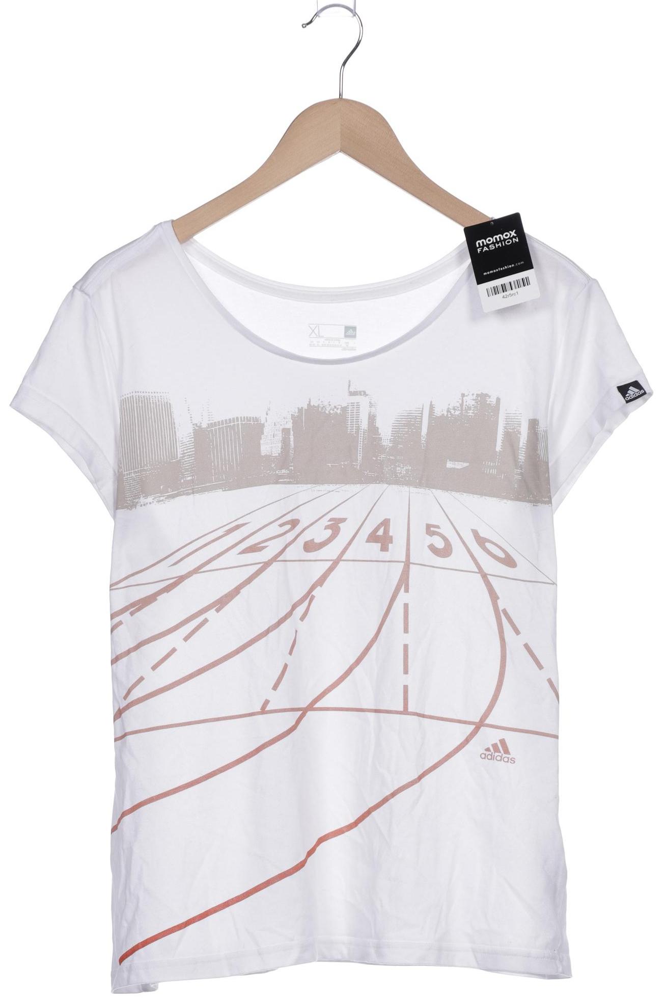 

adidas Damen T-Shirt, weiß
