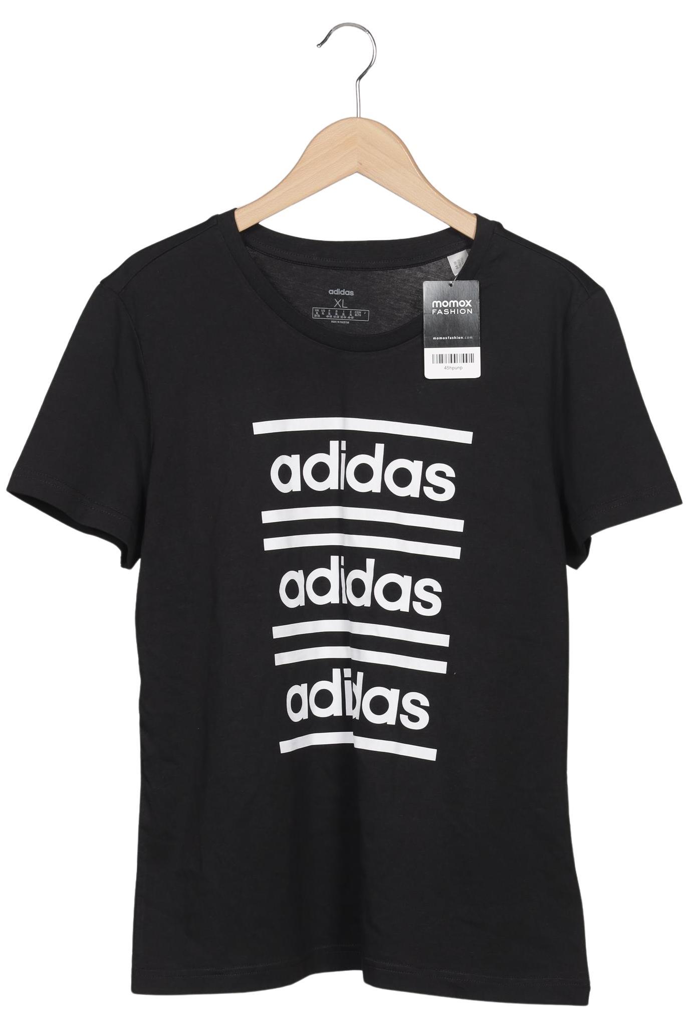 

adidas Damen T-Shirt, schwarz, Gr. 44