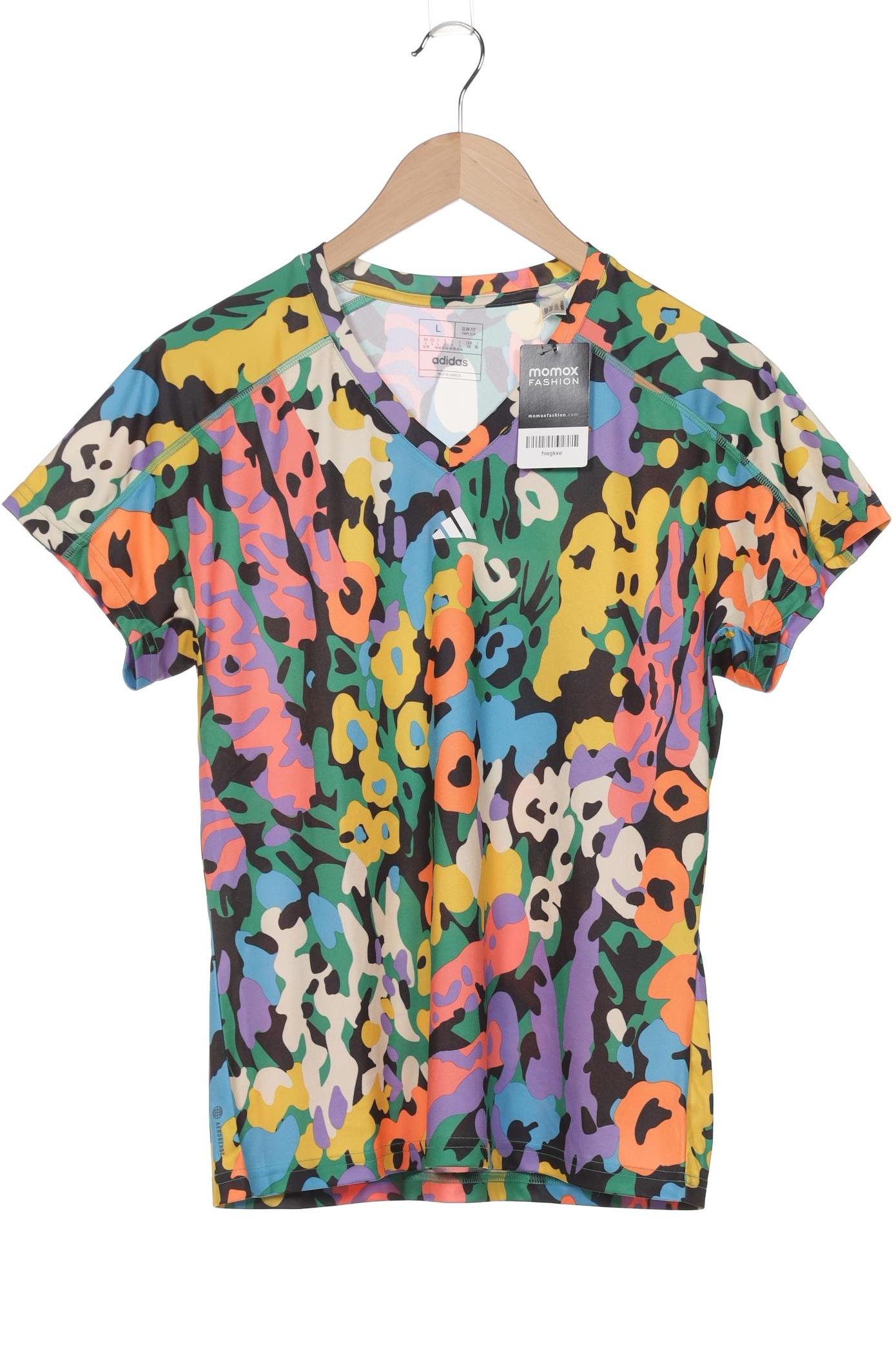 

adidas Damen T-Shirt, mehrfarbig, Gr. 42