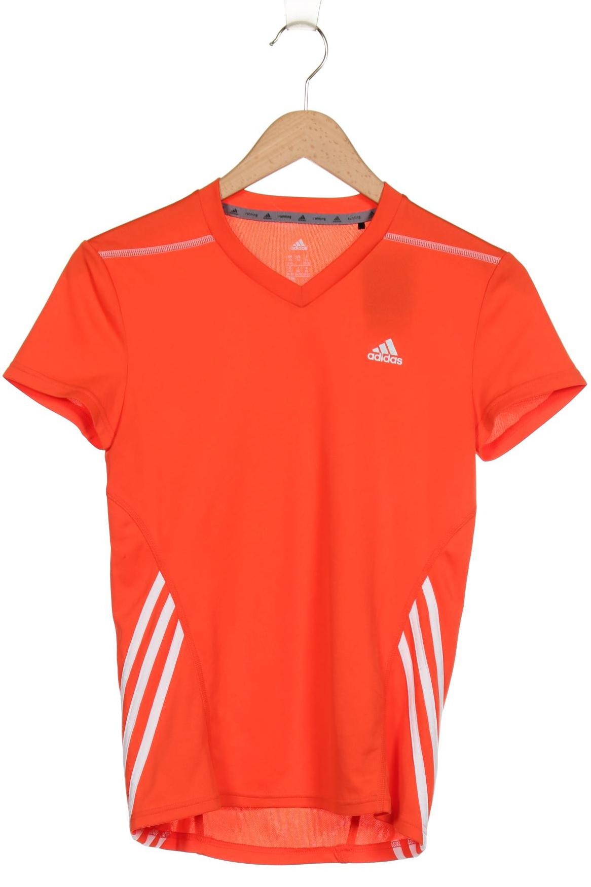 

adidas Damen T-Shirt, orange, Gr. 34