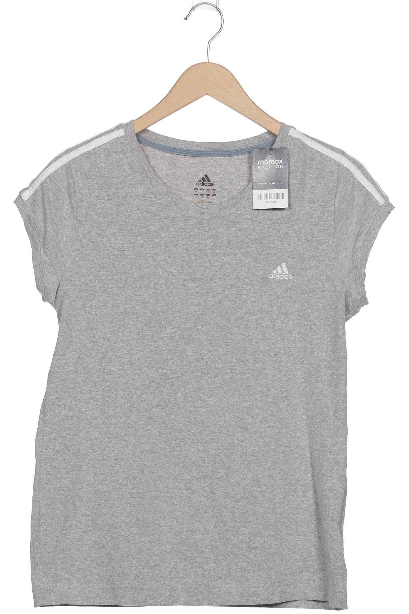 

adidas Damen T-Shirt, grau, Gr. 46