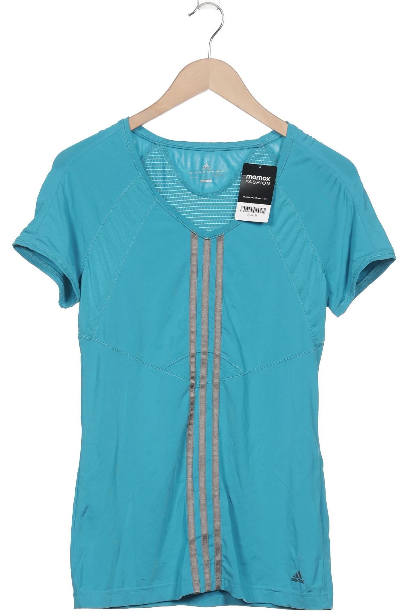 

adidas Damen T-Shirt, blau, Gr. 42