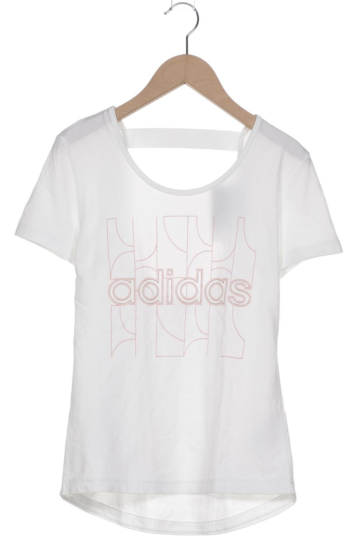 

adidas Damen T-Shirt, weiß, Gr. 36
