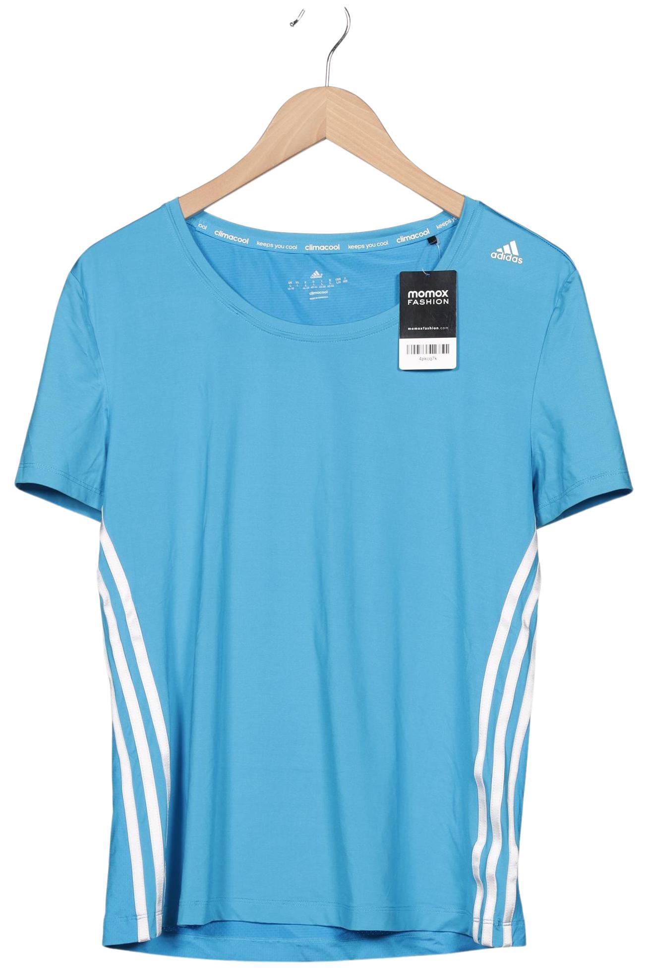

adidas Damen T-Shirt, blau, Gr. 42