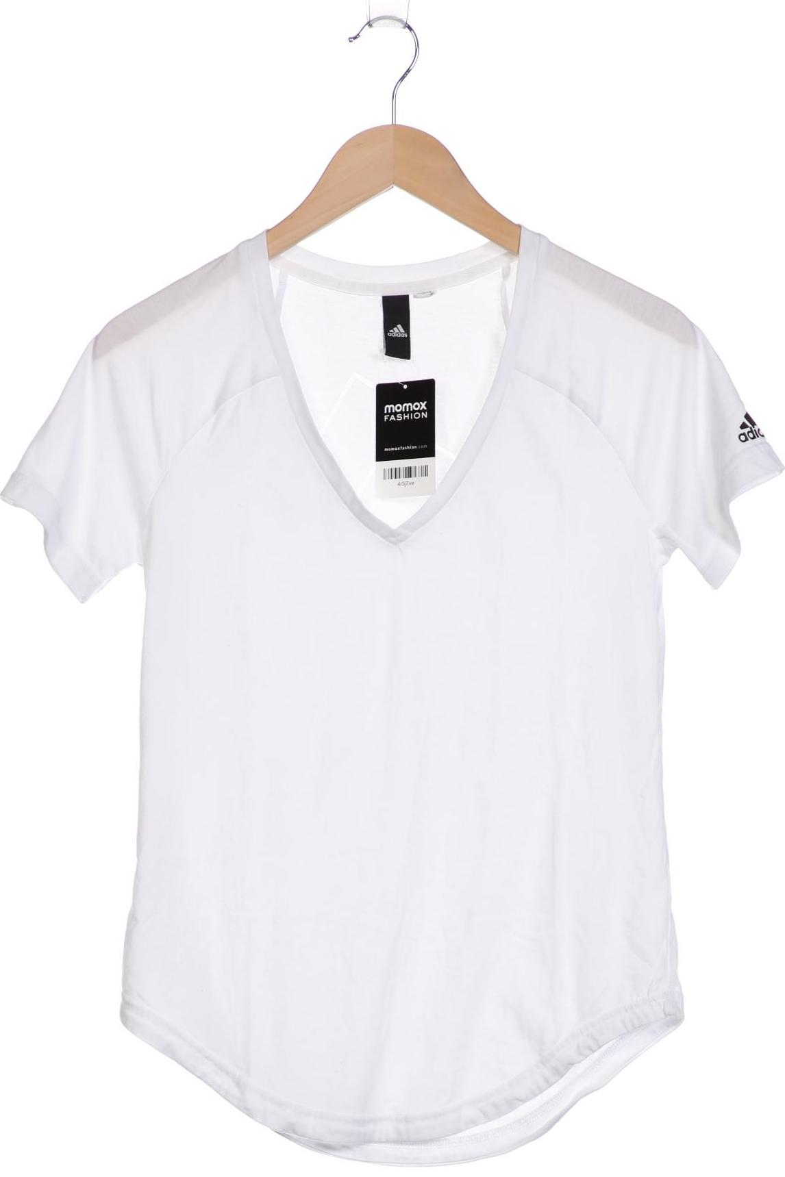 

adidas Damen T-Shirt, weiß, Gr. 34