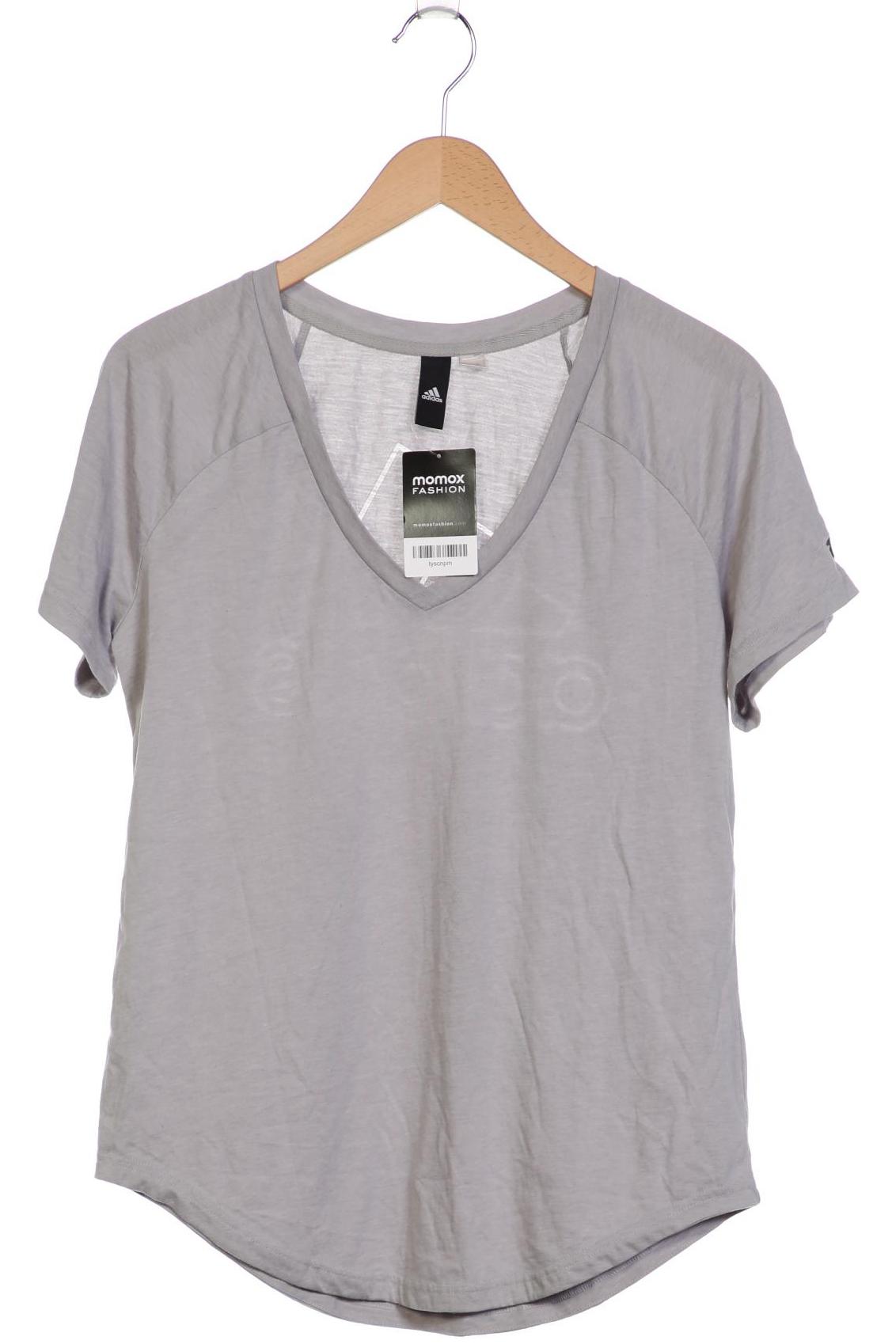 

adidas Damen T-Shirt, grau, Gr. 42