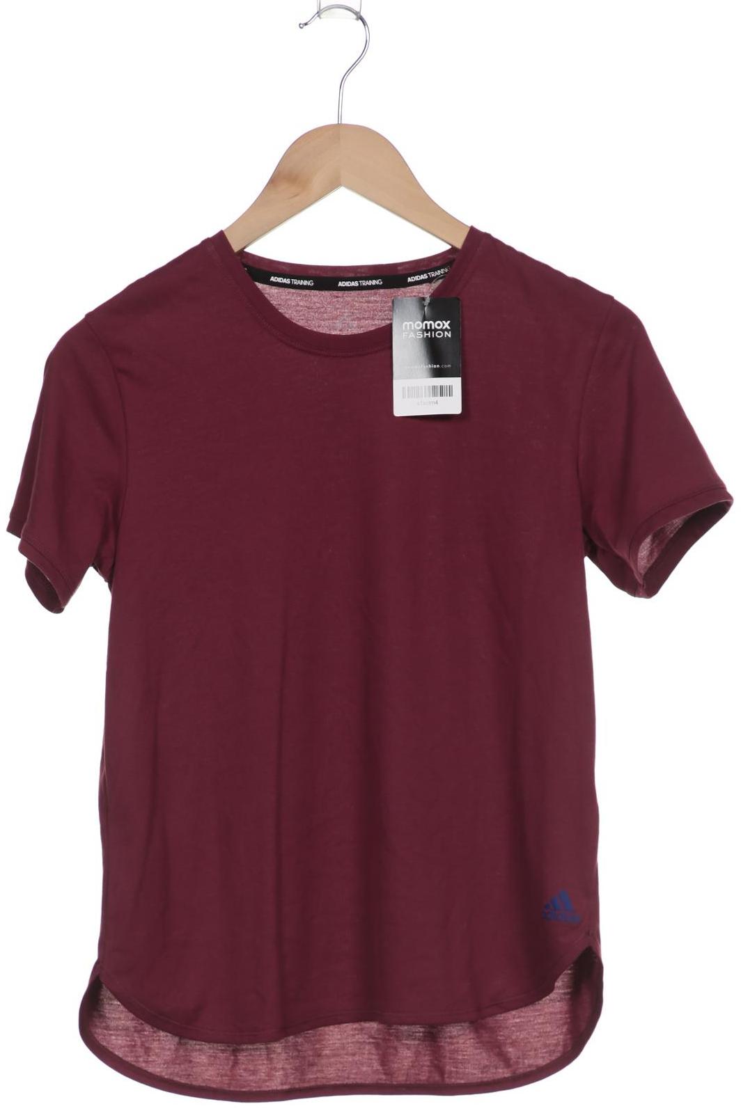 

adidas Damen T-Shirt, bordeaux, Gr. 36