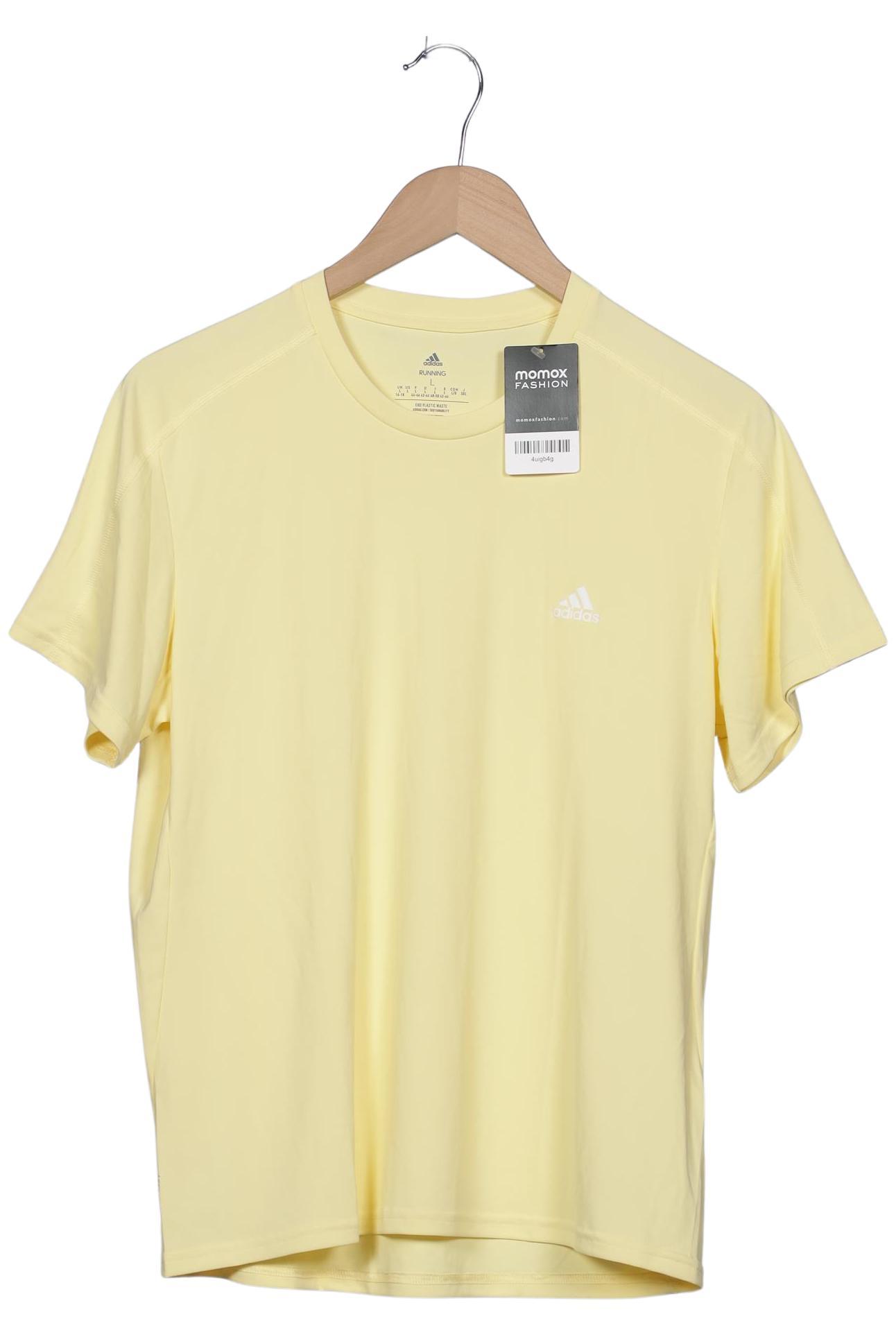 

adidas Damen T-Shirt, gelb, Gr. 42