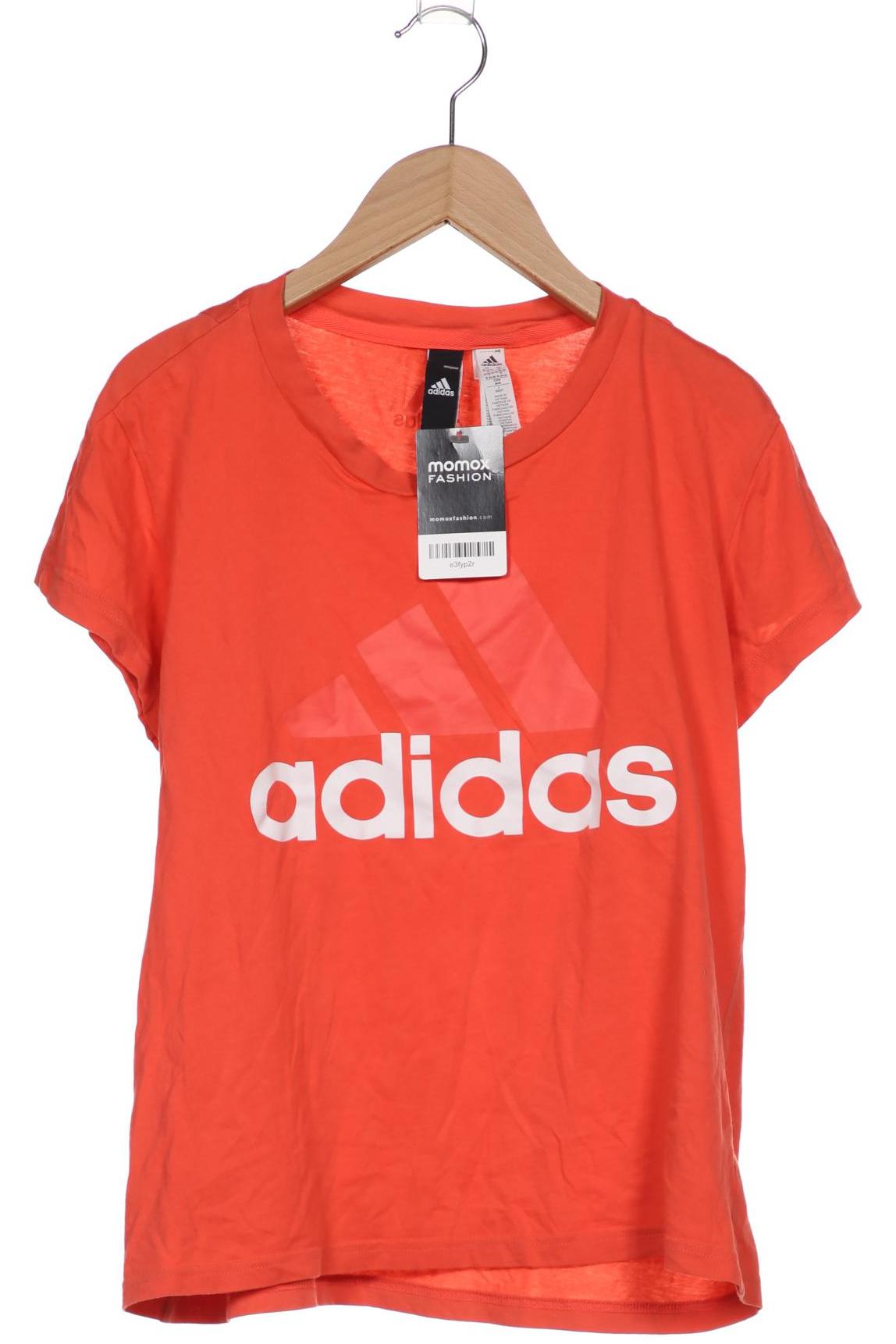 

adidas Damen T-Shirt, orange, Gr. 38