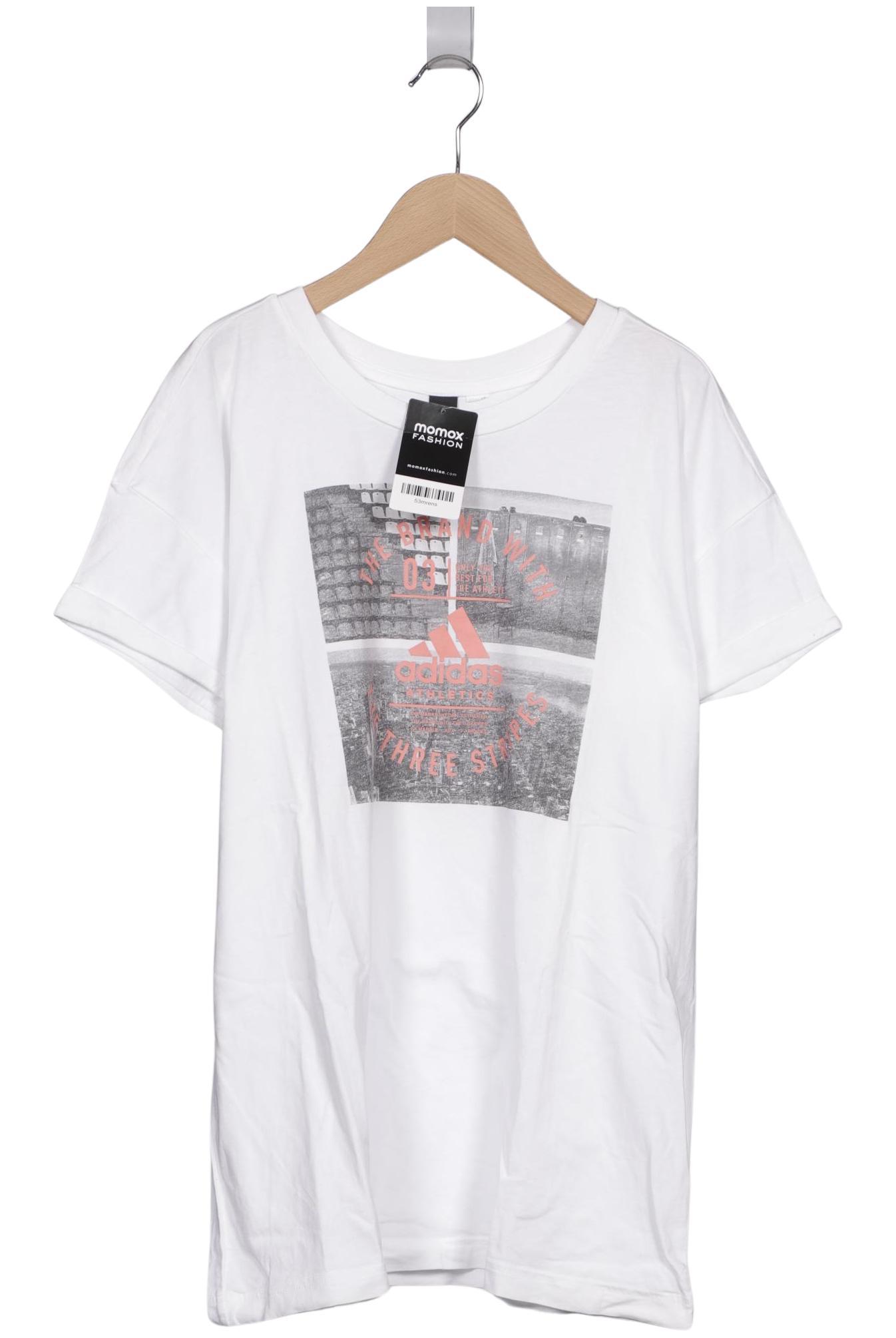 

adidas Damen T-Shirt, weiß, Gr. 42